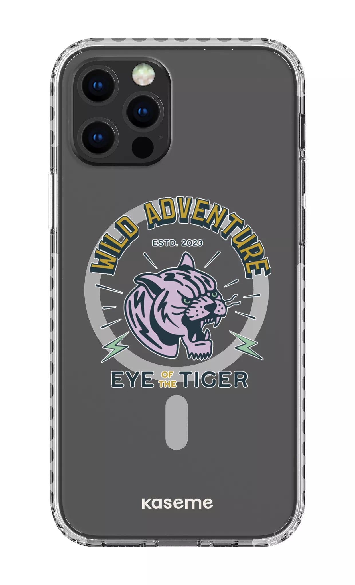 iPhone 12 Pro Clear Case Magsafe - White Wildcats Clear Case -