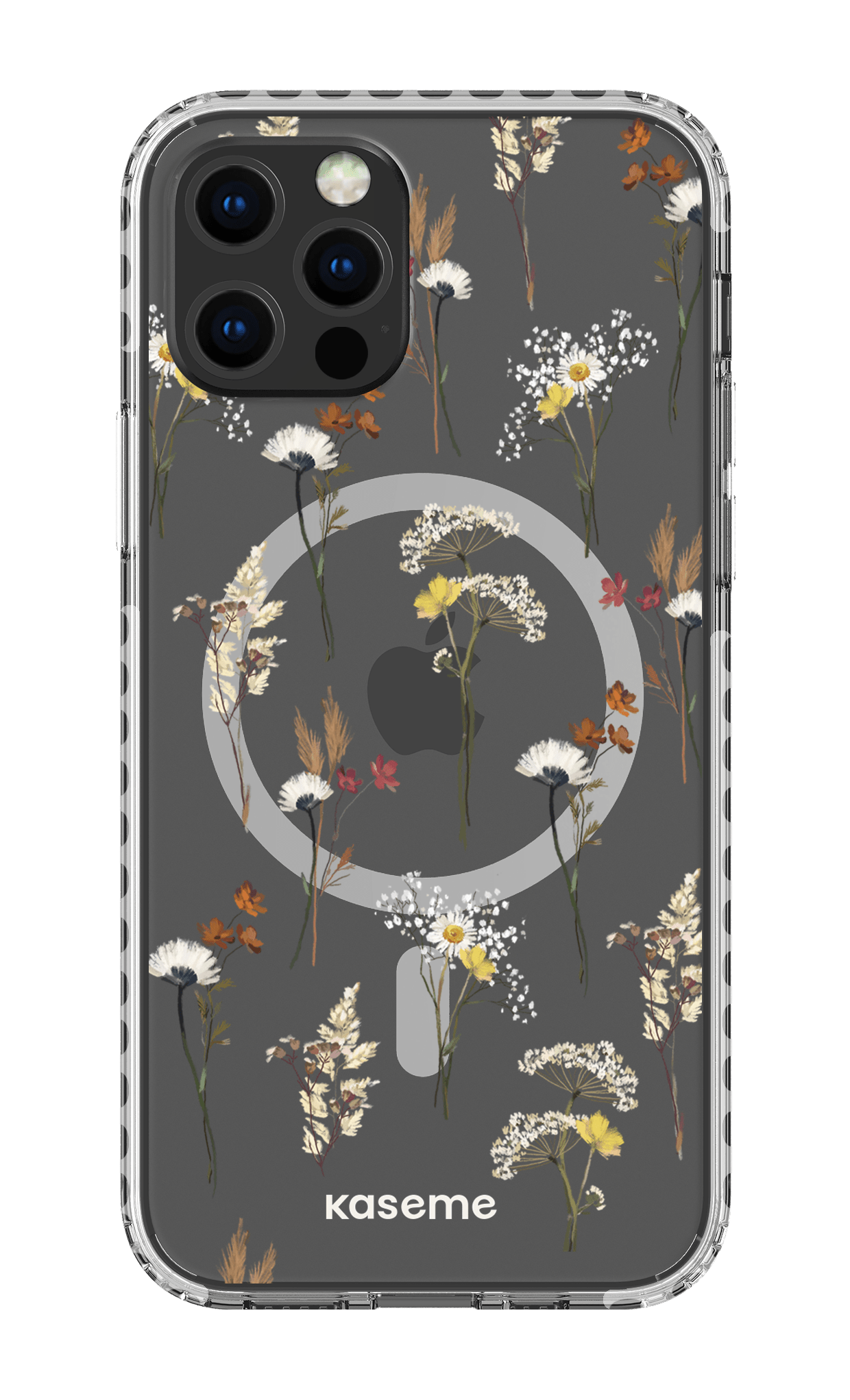 iPhone 12 Pro Clear Case Magsafe - White Wilderness Clear Case -