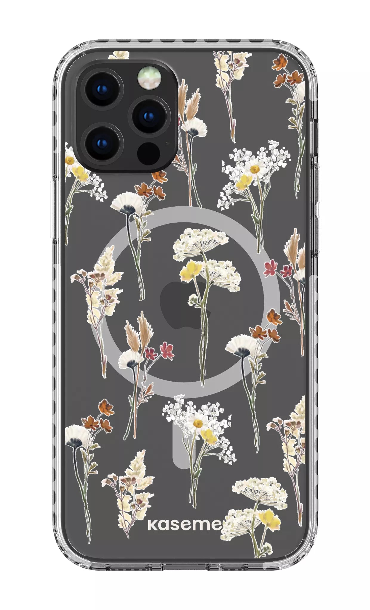 iPhone 12 Pro Clear Case Magsafe - White Wilderness Clear Case -