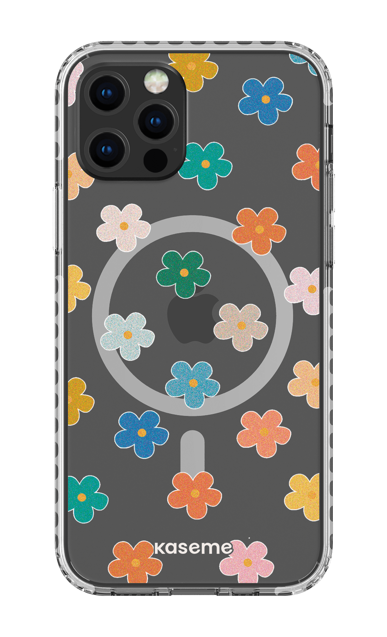 iPhone 12 Pro Clear Case Magsafe - White Woodstock Clear Case -