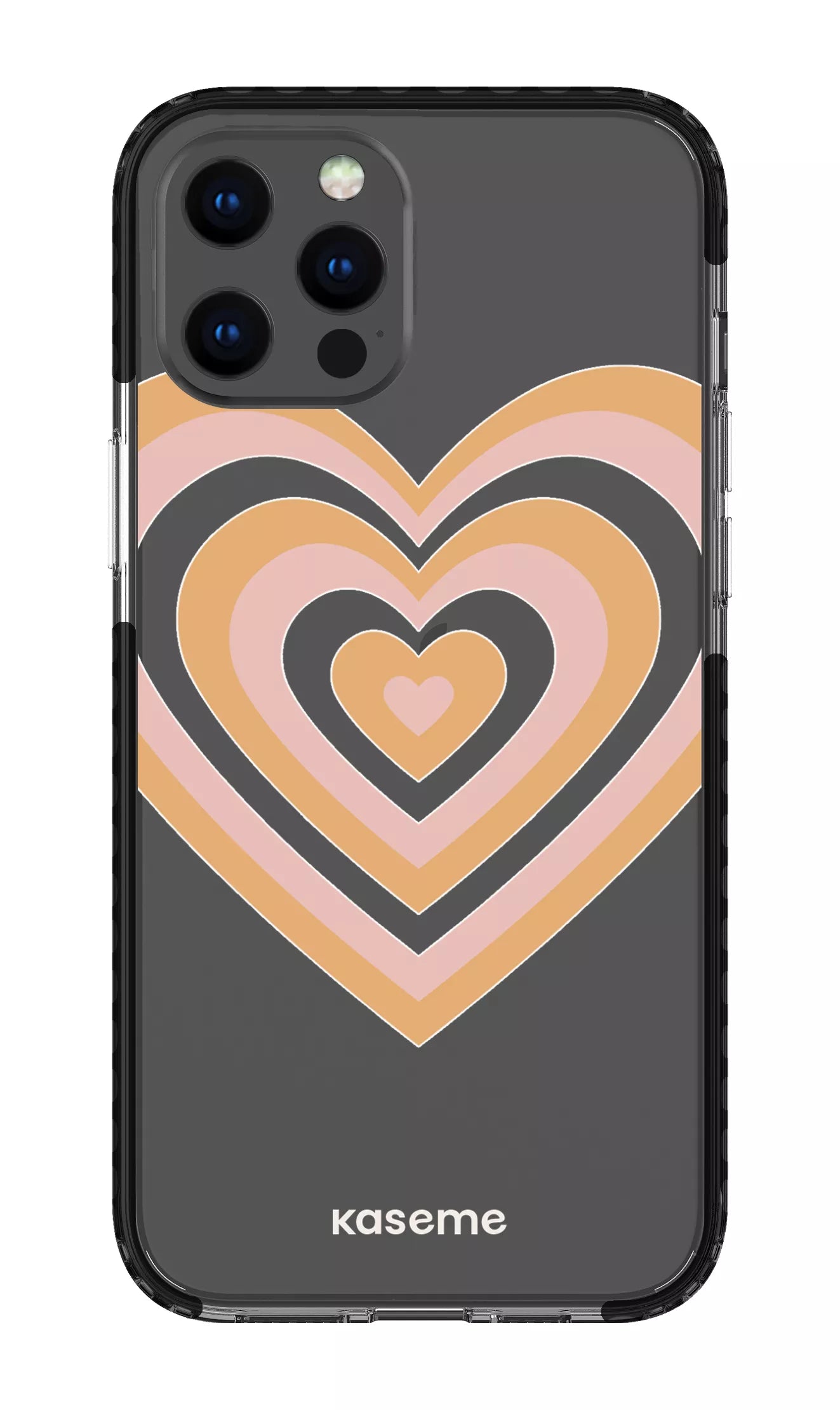 iPhone 12 Pro Max Clear Case - Black Amor Clear Case -