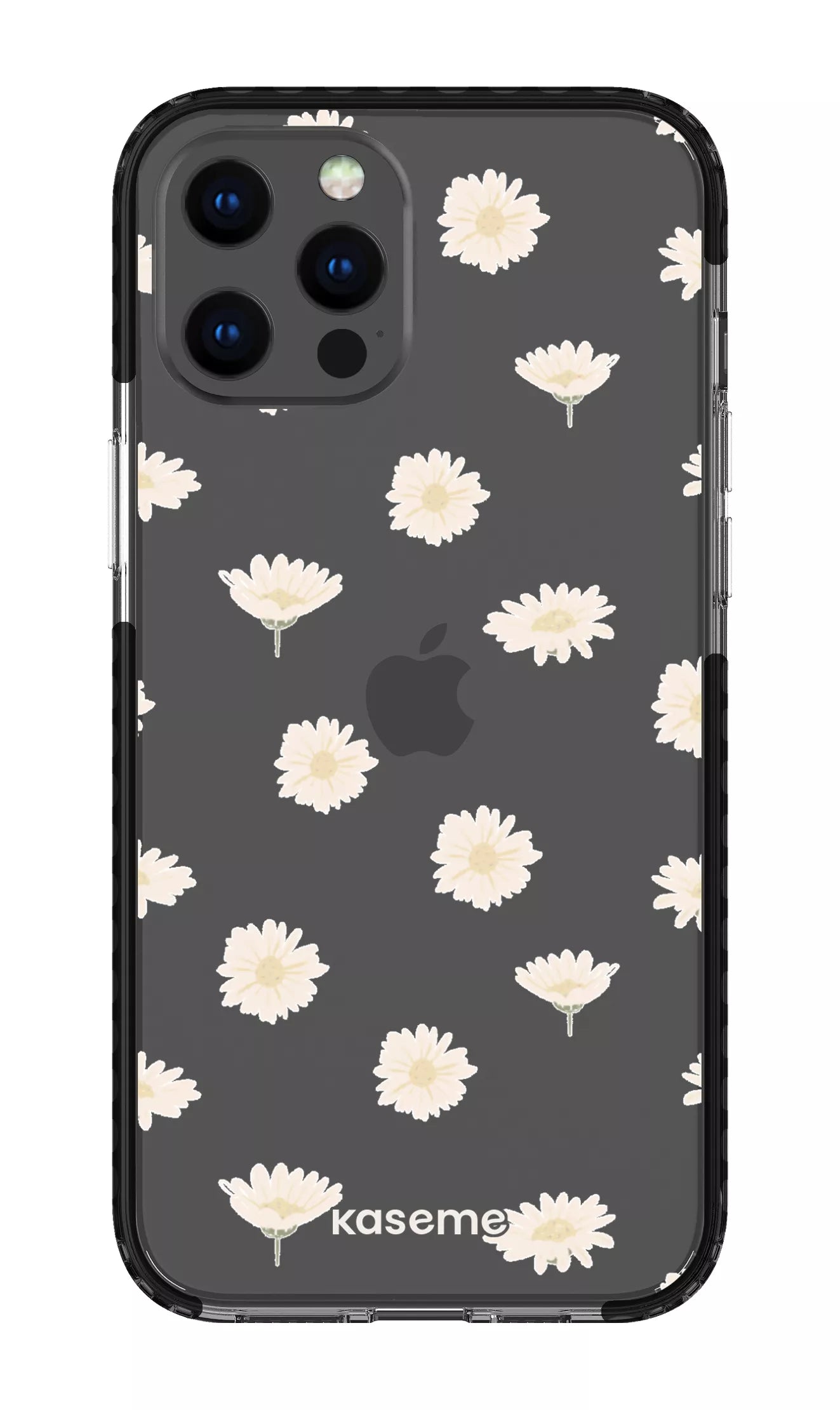 iPhone 12 Pro Max Clear Case - Black Bella Clear Case -