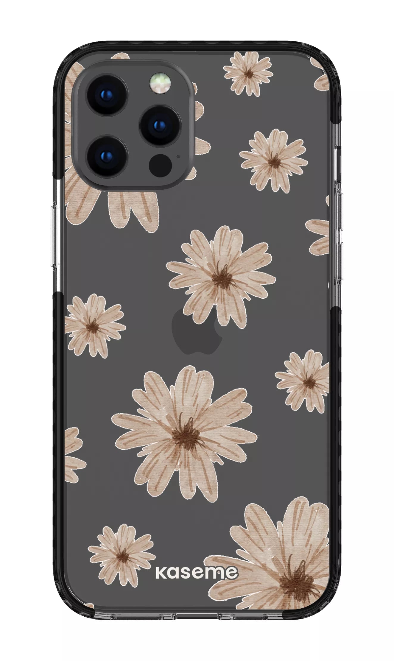 iPhone 12 Pro Max Clear Case - Black Delicate Dreams Clear Case -