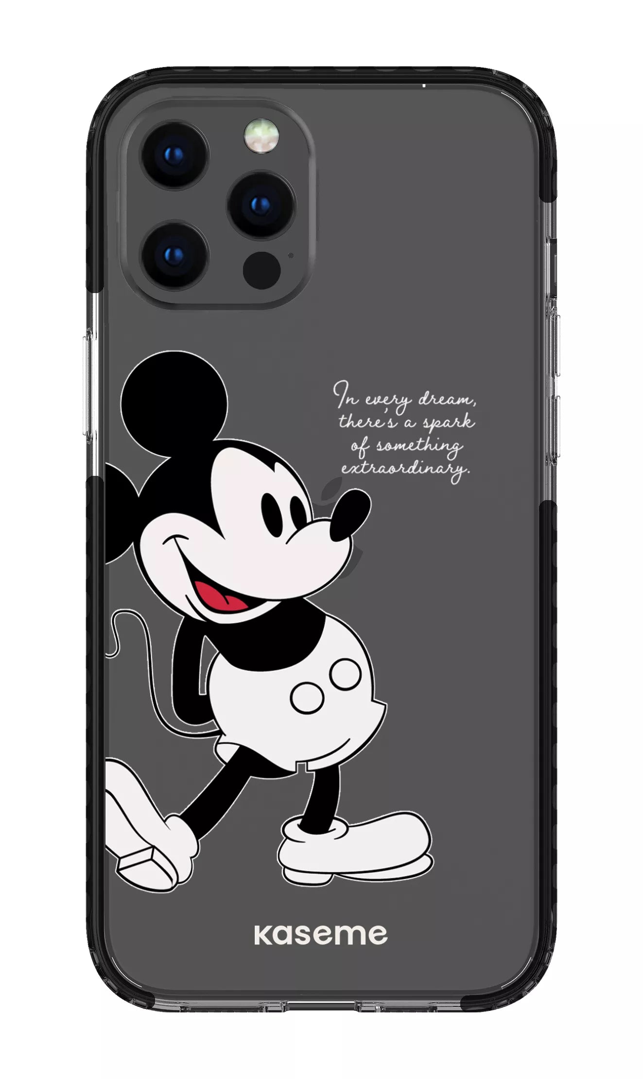 iPhone 12 Pro Max Clear Case - Black Dreamscape Clear Case -