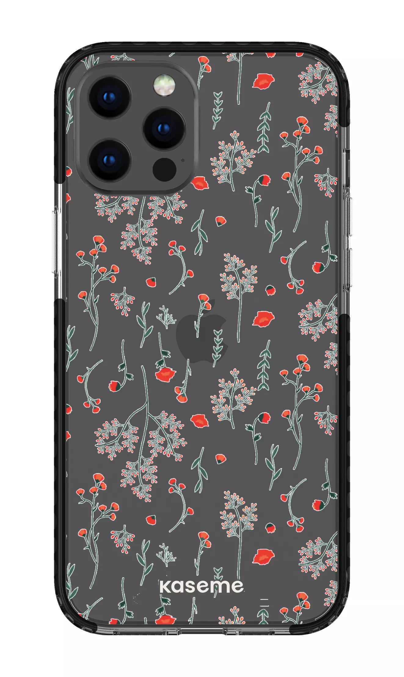 iPhone 12 Pro Max Clear Case - Black Evelyn Clear Case -