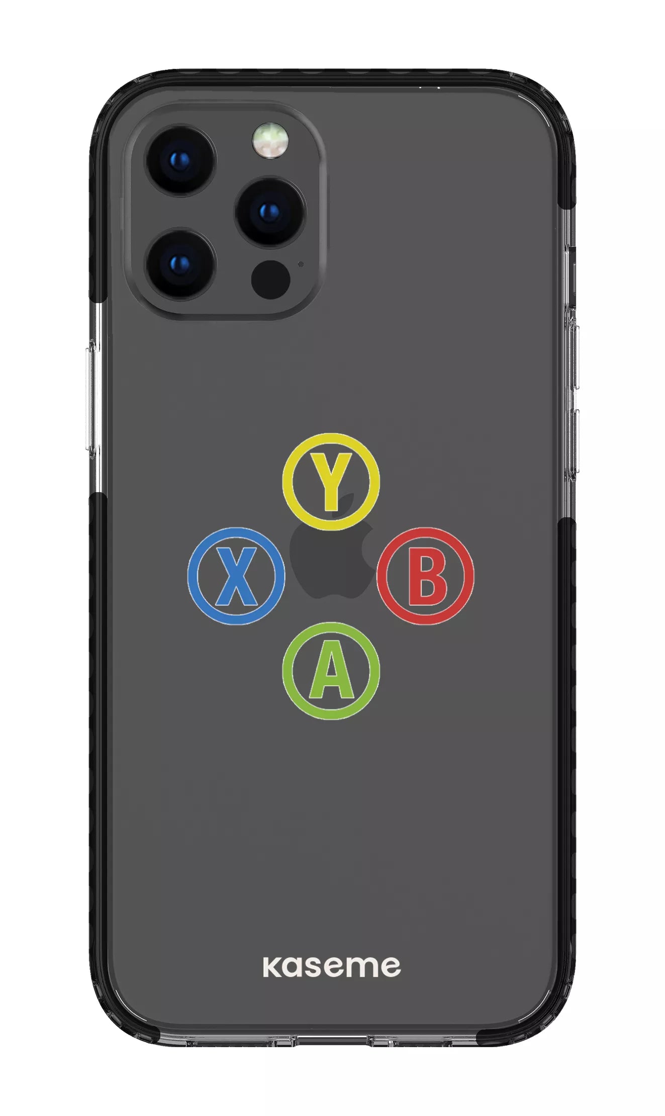 iPhone 12 Pro Max Clear Case - Black Game Clear Case -