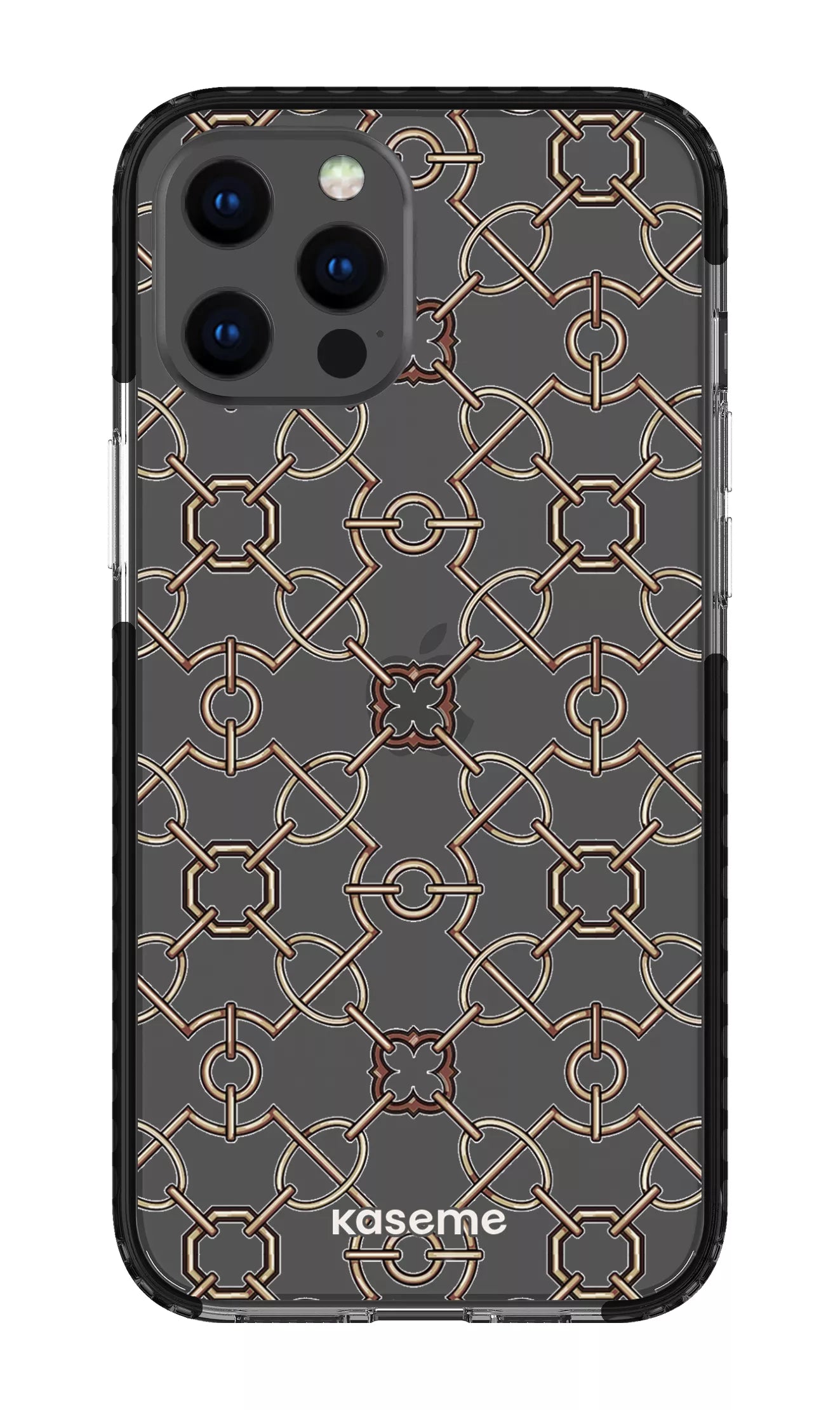 iPhone 12 Pro Max Clear Case - Black Refined Clear Case -