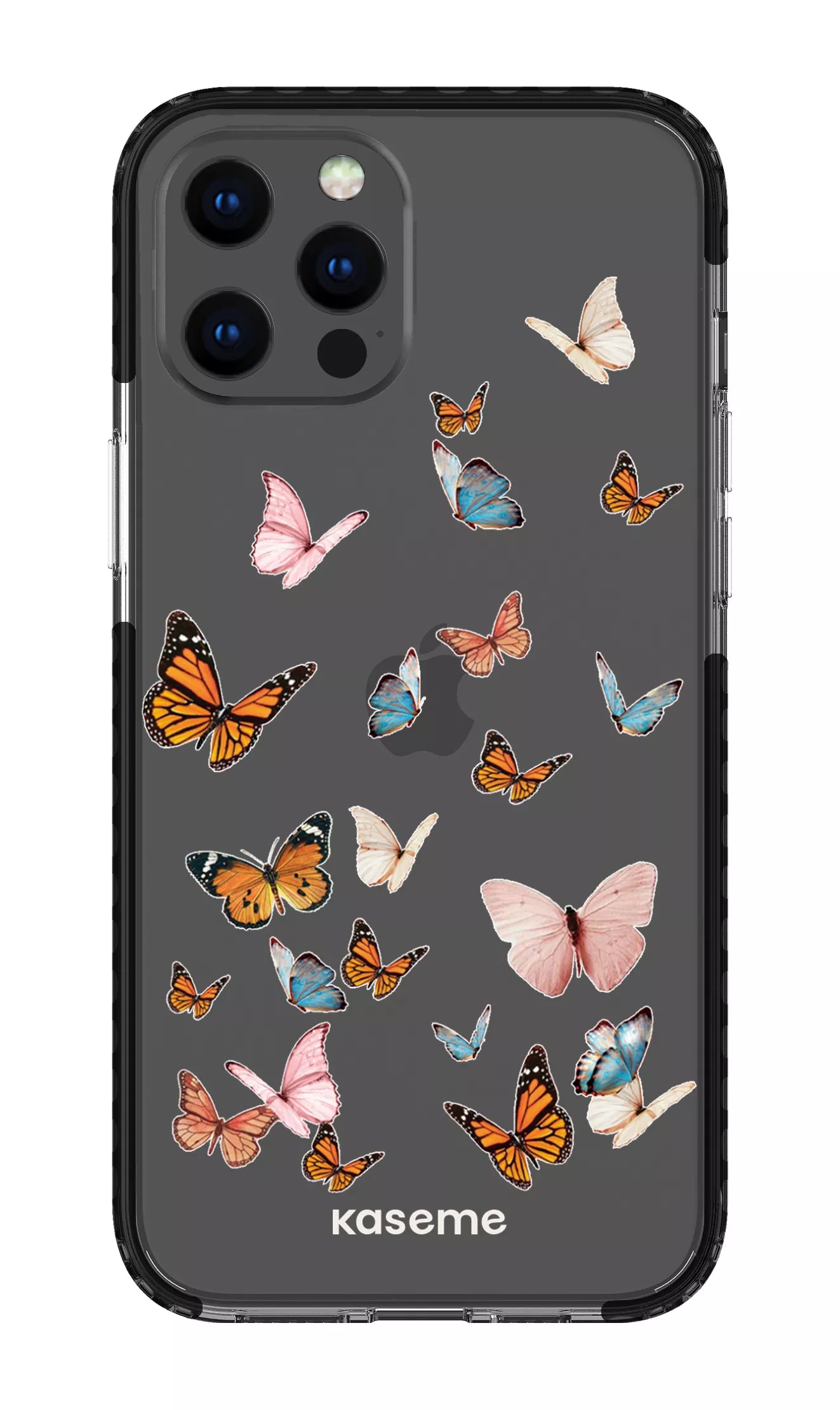 iPhone 12 Pro Max Clear Case - Black Soarin Clear Case -