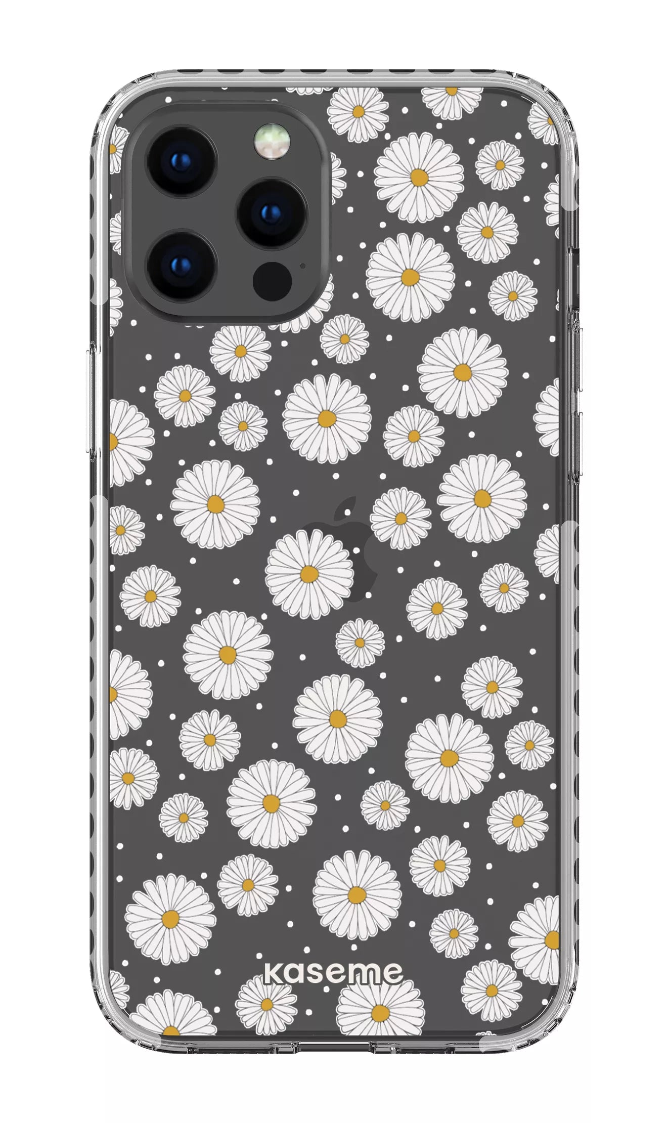 iPhone 12 Pro Max Clear Case - White Ashley Clear Case -