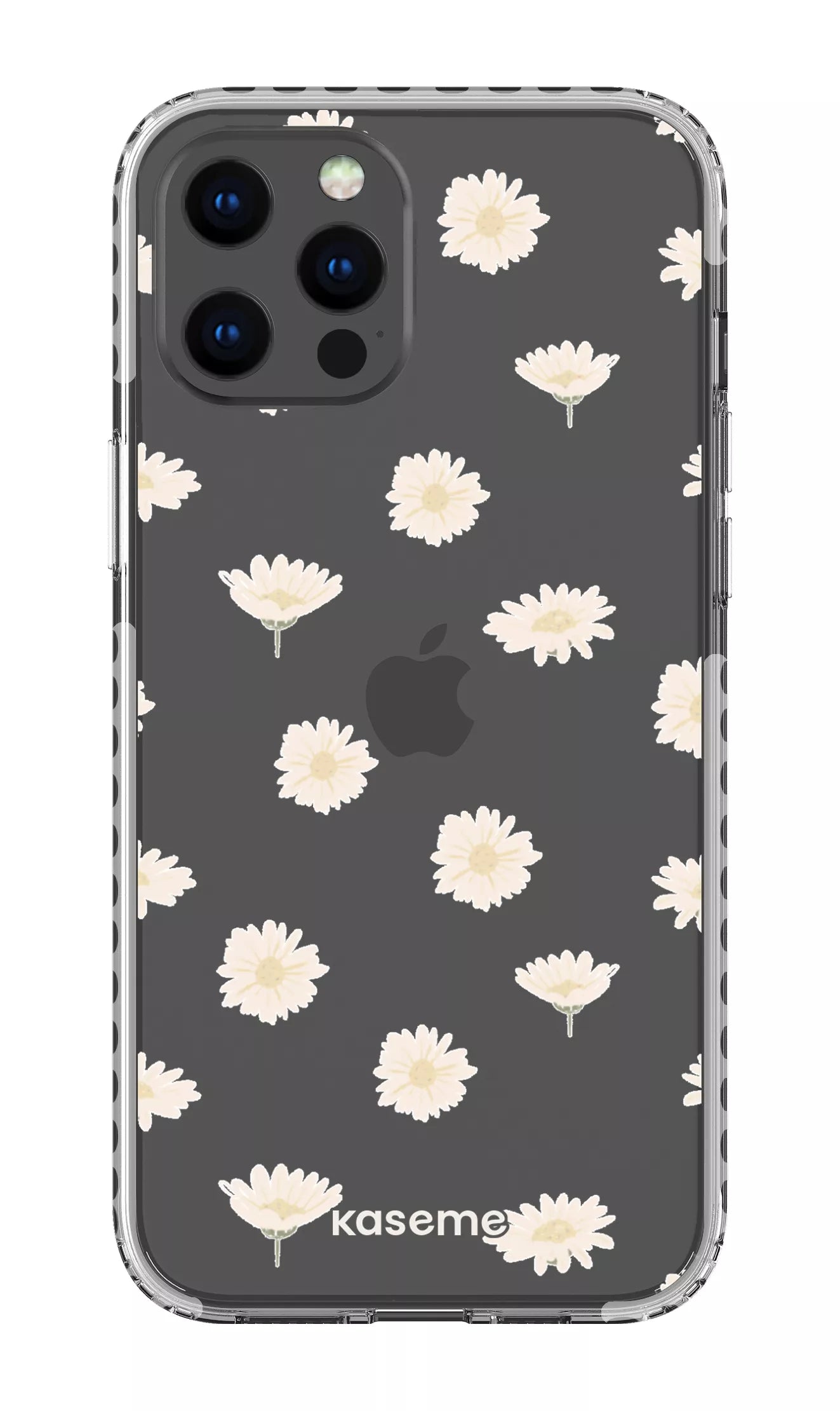 iPhone 12 Pro Max Clear Case - White Bella Clear Case -