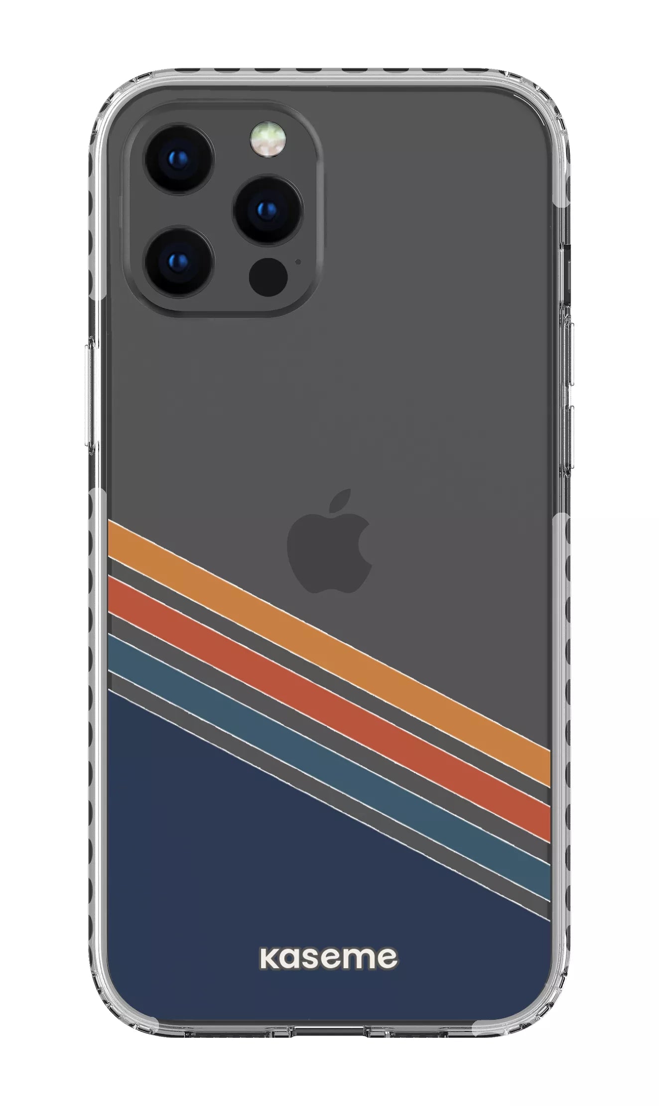 iPhone 12 Pro Max Clear Case - White Bitter Clear Case -