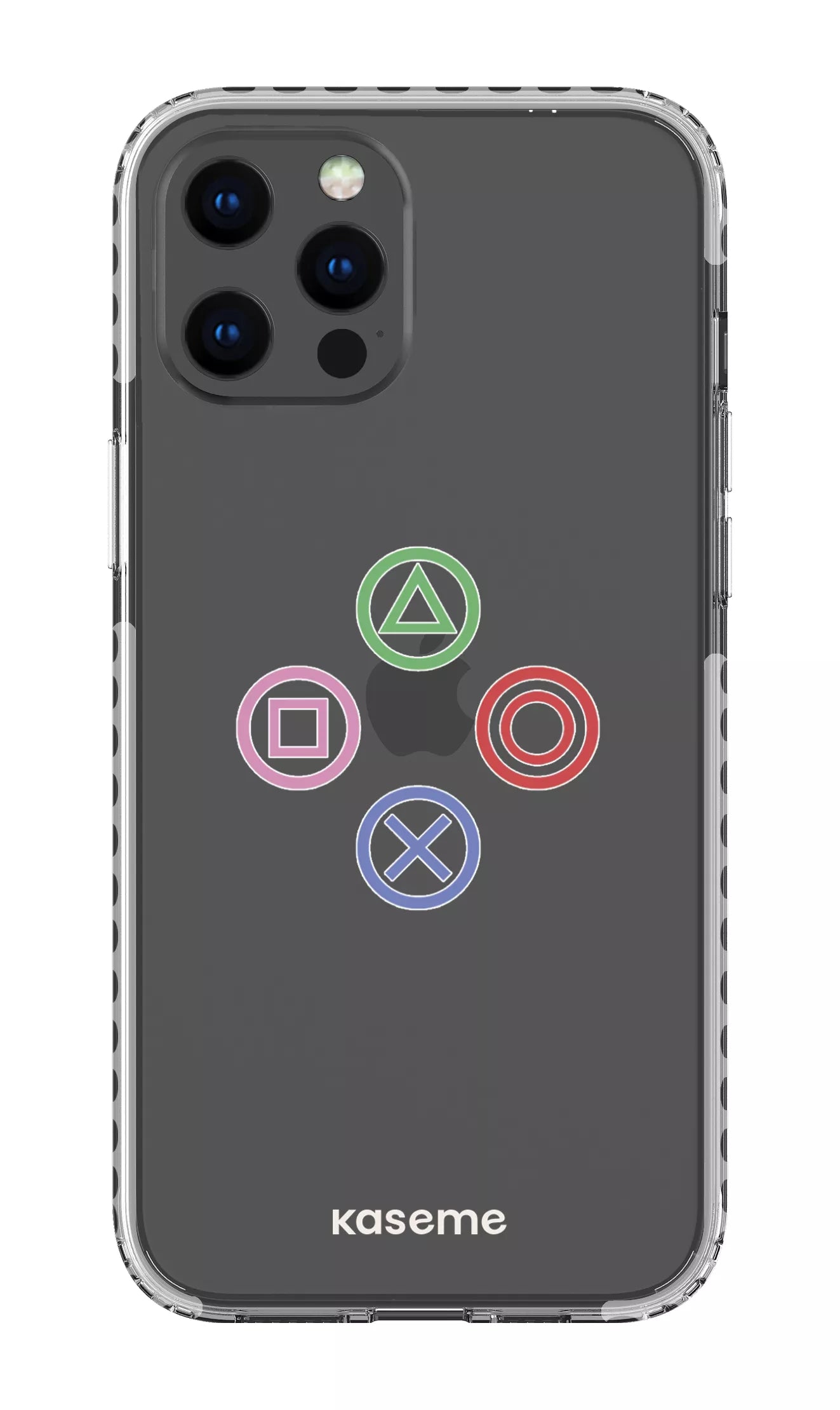 iPhone 12 Pro Max Clear Case - White Console Clear Case -