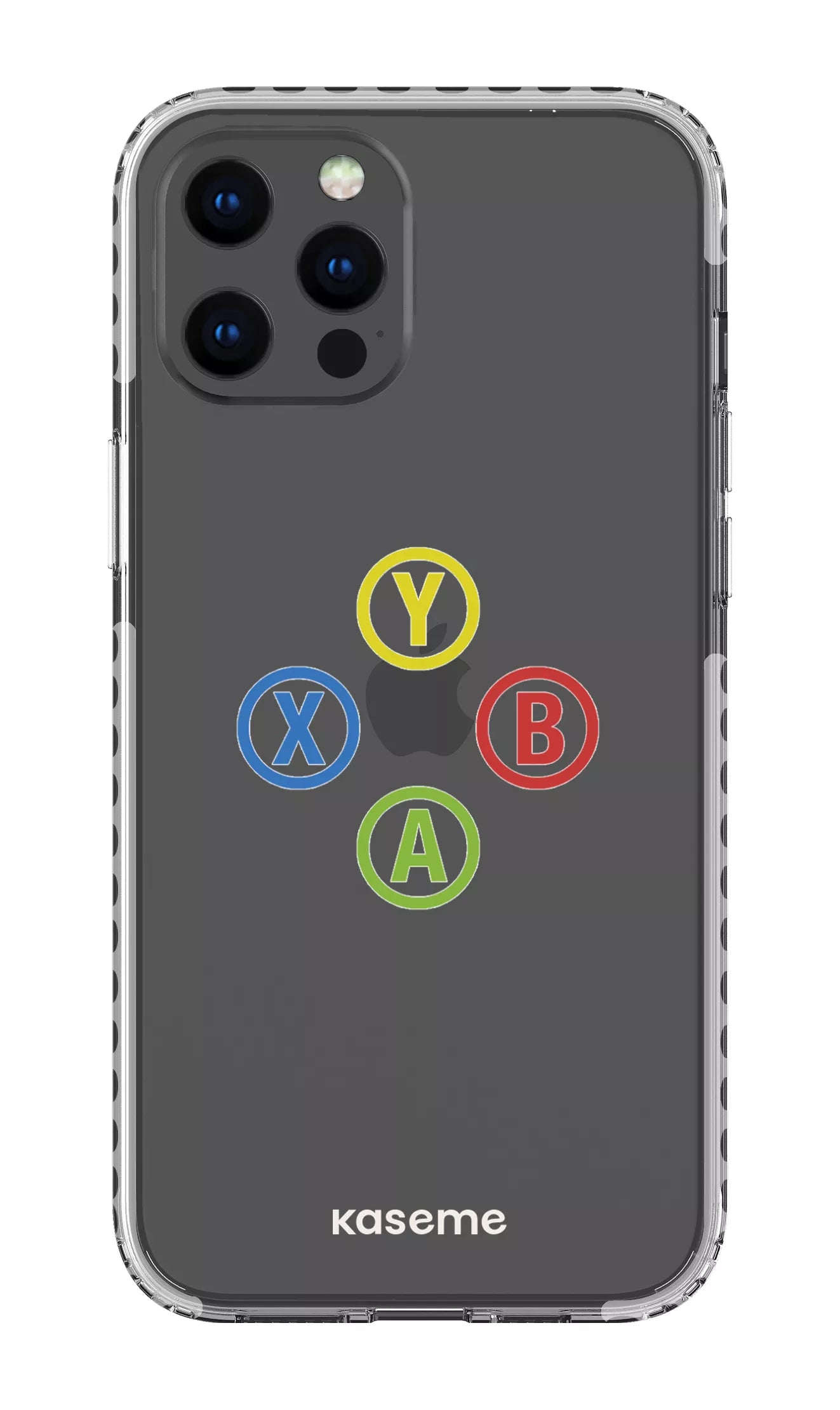 iPhone 12 Pro Max Clear Case - White Game Clear Case -