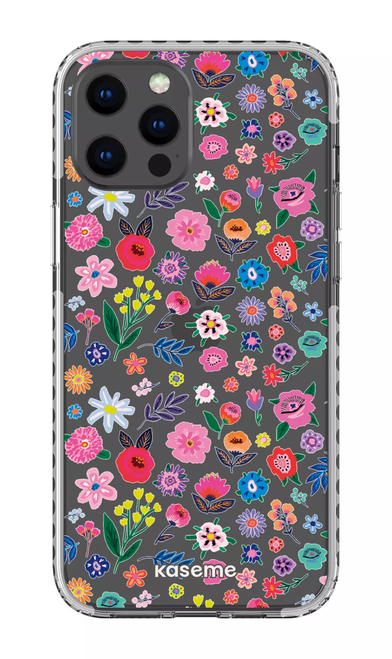 iPhone 12 Pro Max Clear Case - White Hallucinate Clear Case -