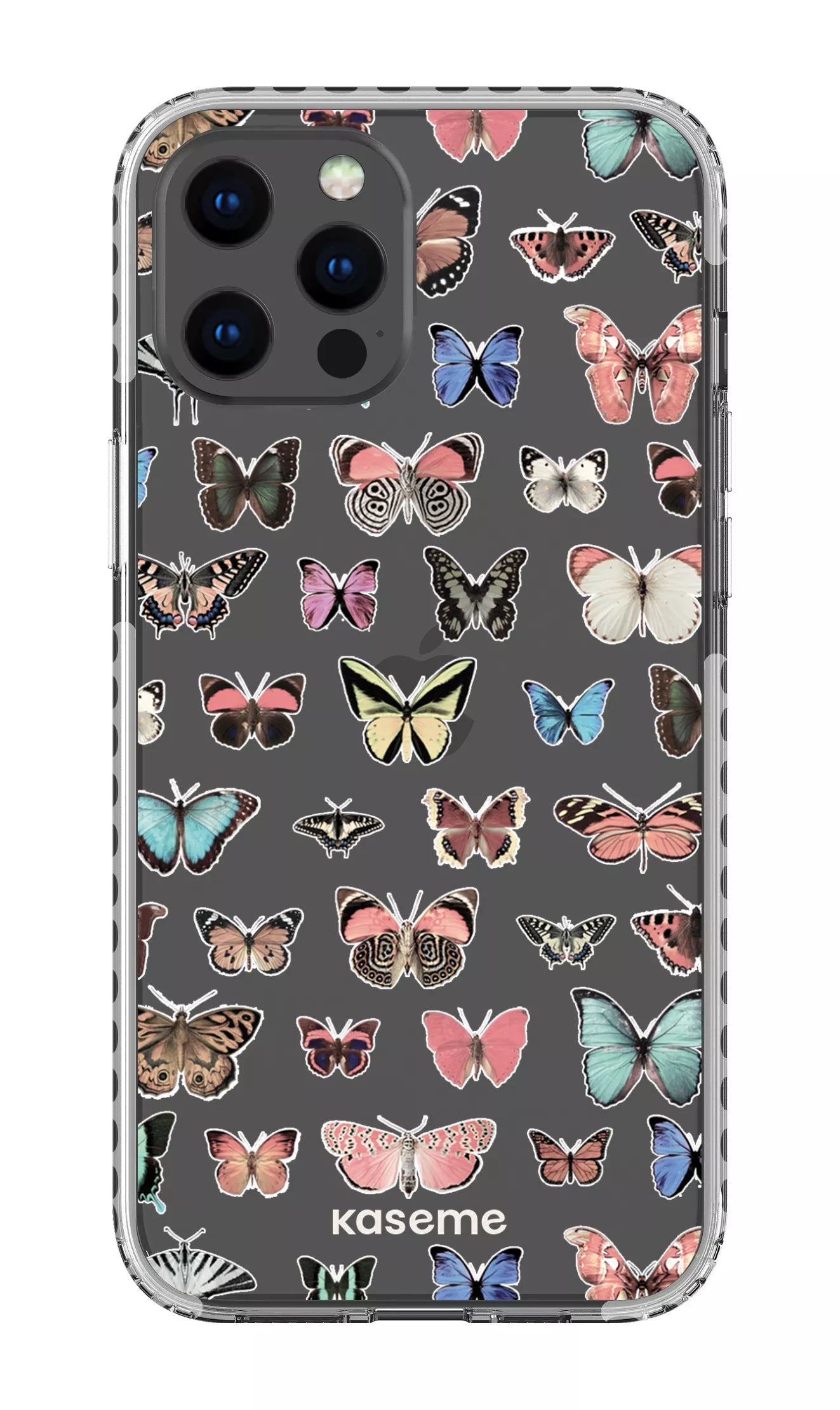 iPhone 12 Pro Max Clear Case - White Paloma Clear Case -