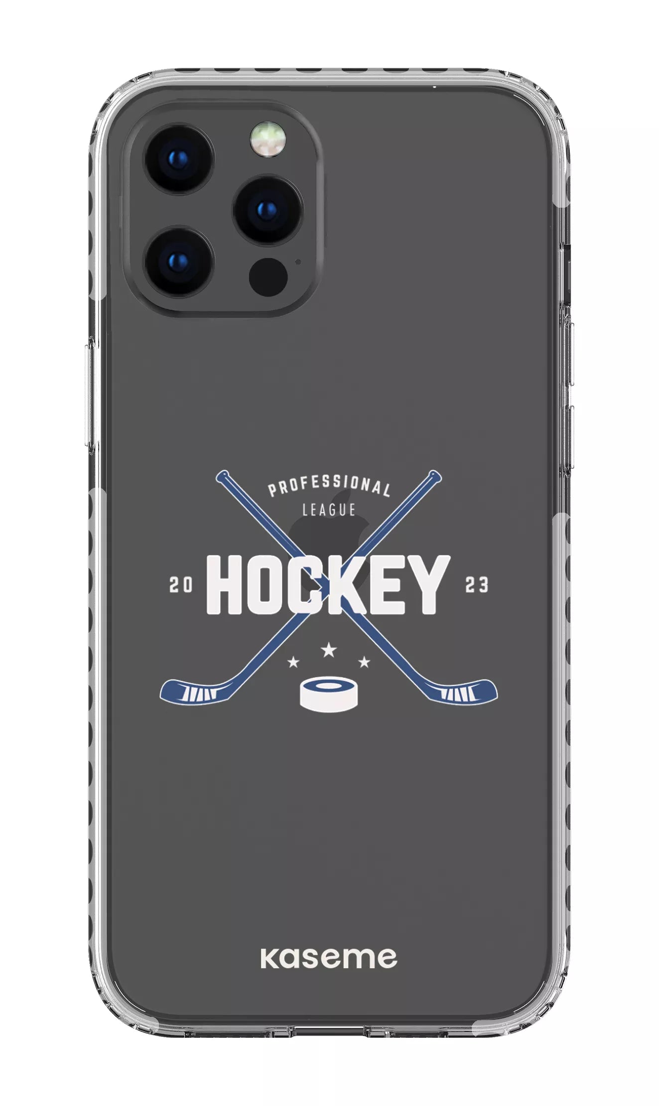 iPhone 12 Pro Max Clear Case - White Playoffs Clear Case -