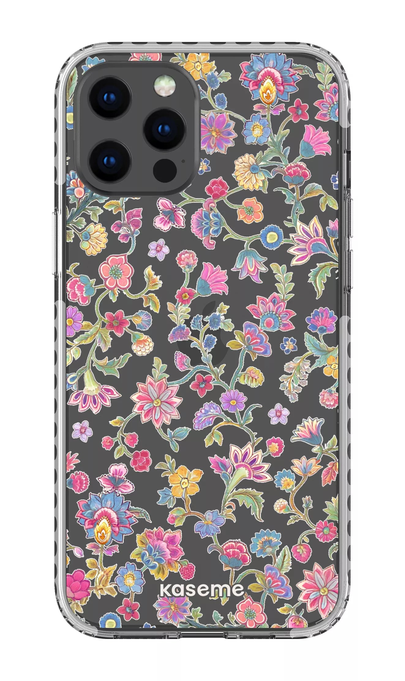 iPhone 12 Pro Max Clear Case - White Secret Garden Clear Case -