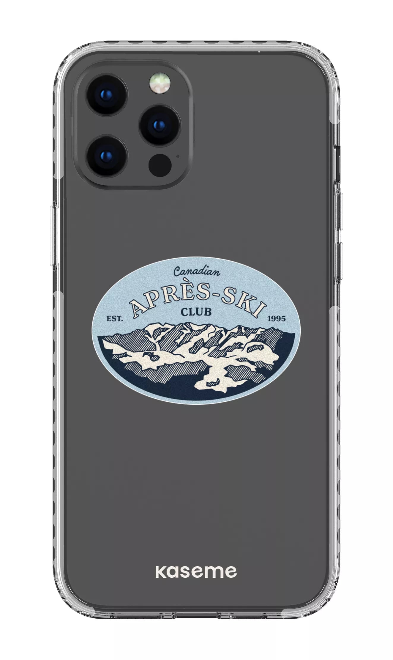 iPhone 12 Pro Max Clear Case - White Whistler Clear Case -