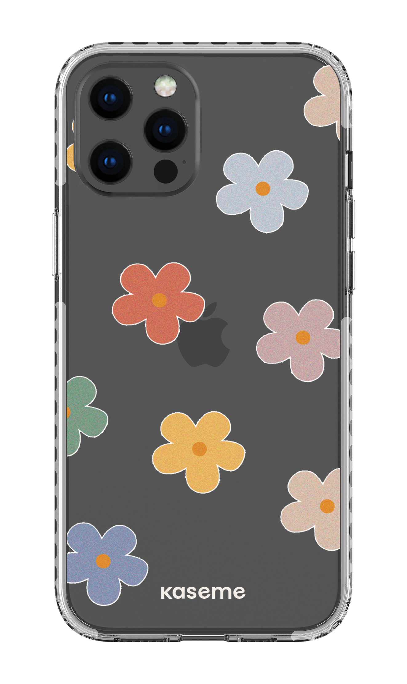 iPhone 12 Pro Max Clear Case - White Woodstock Big Clear Case -