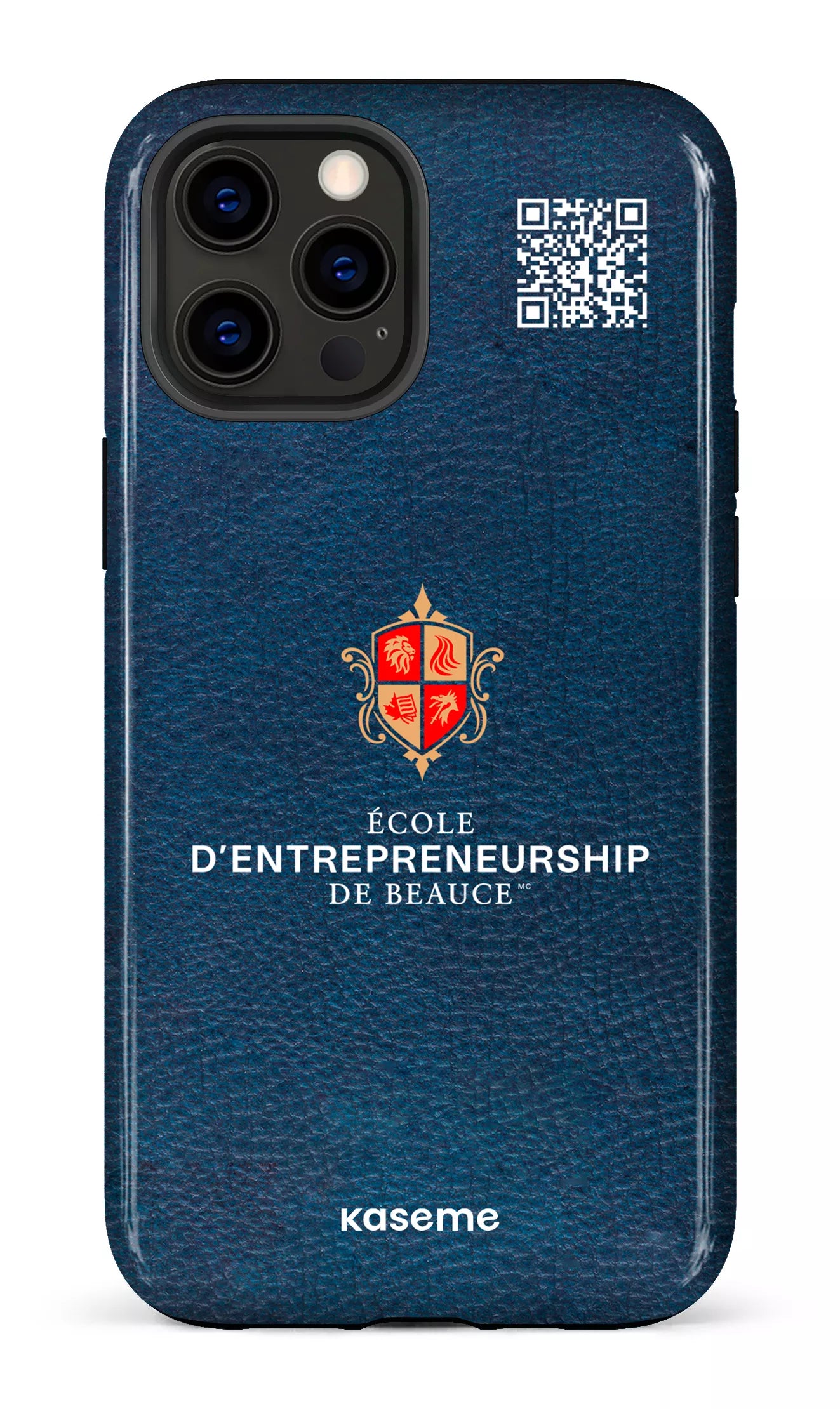 iPhone 12 Pro Max Tough EEB Bleu QR -