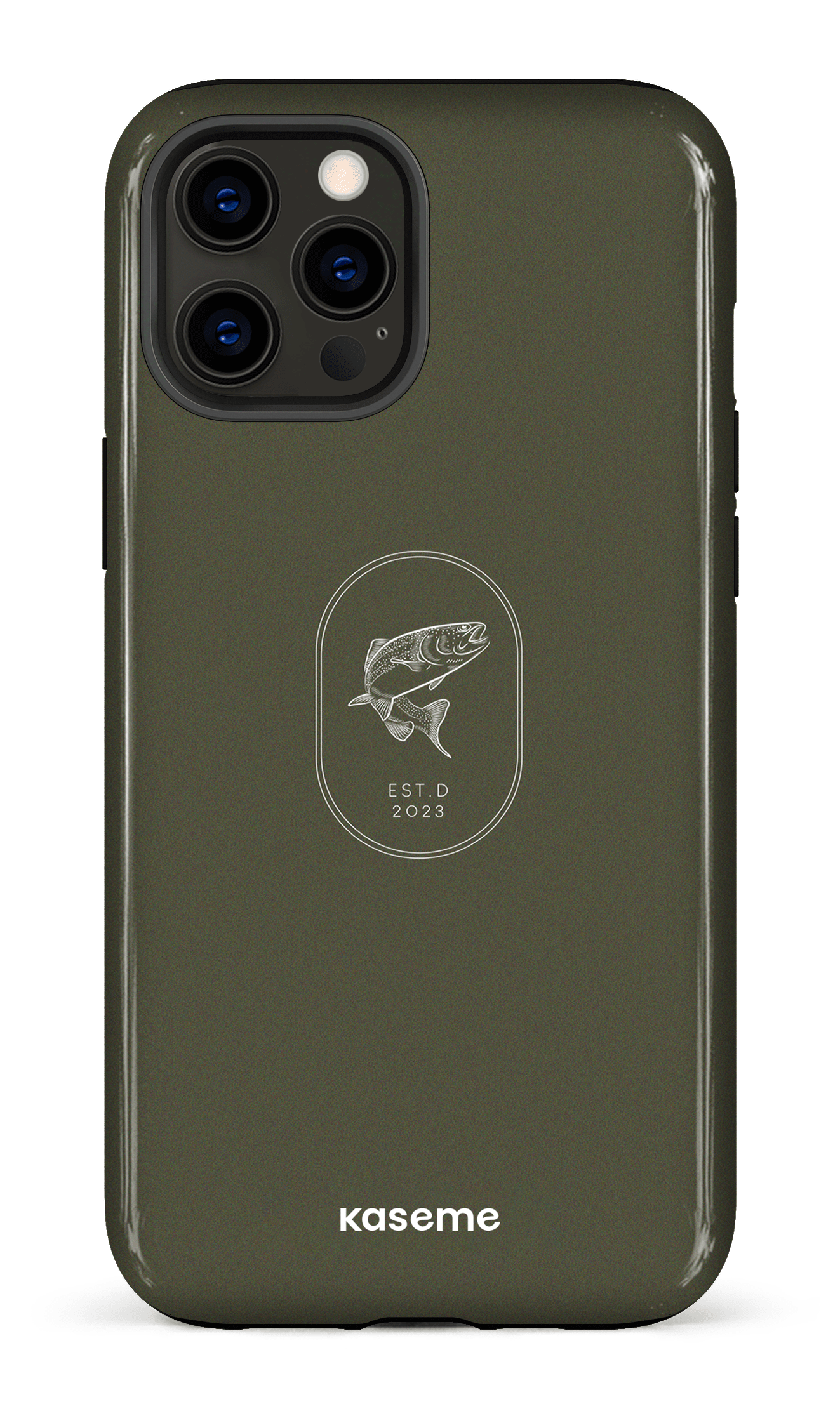 iPhone 12 Pro Max Tough Fishing Green -