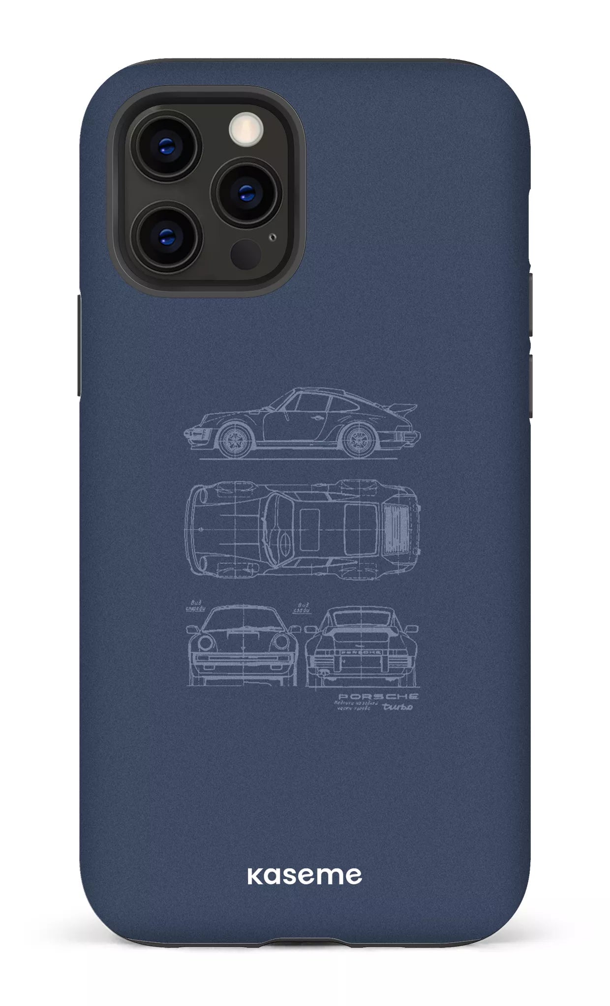 iPhone 12 Pro Tough Matte Beat The Traffic Blue -