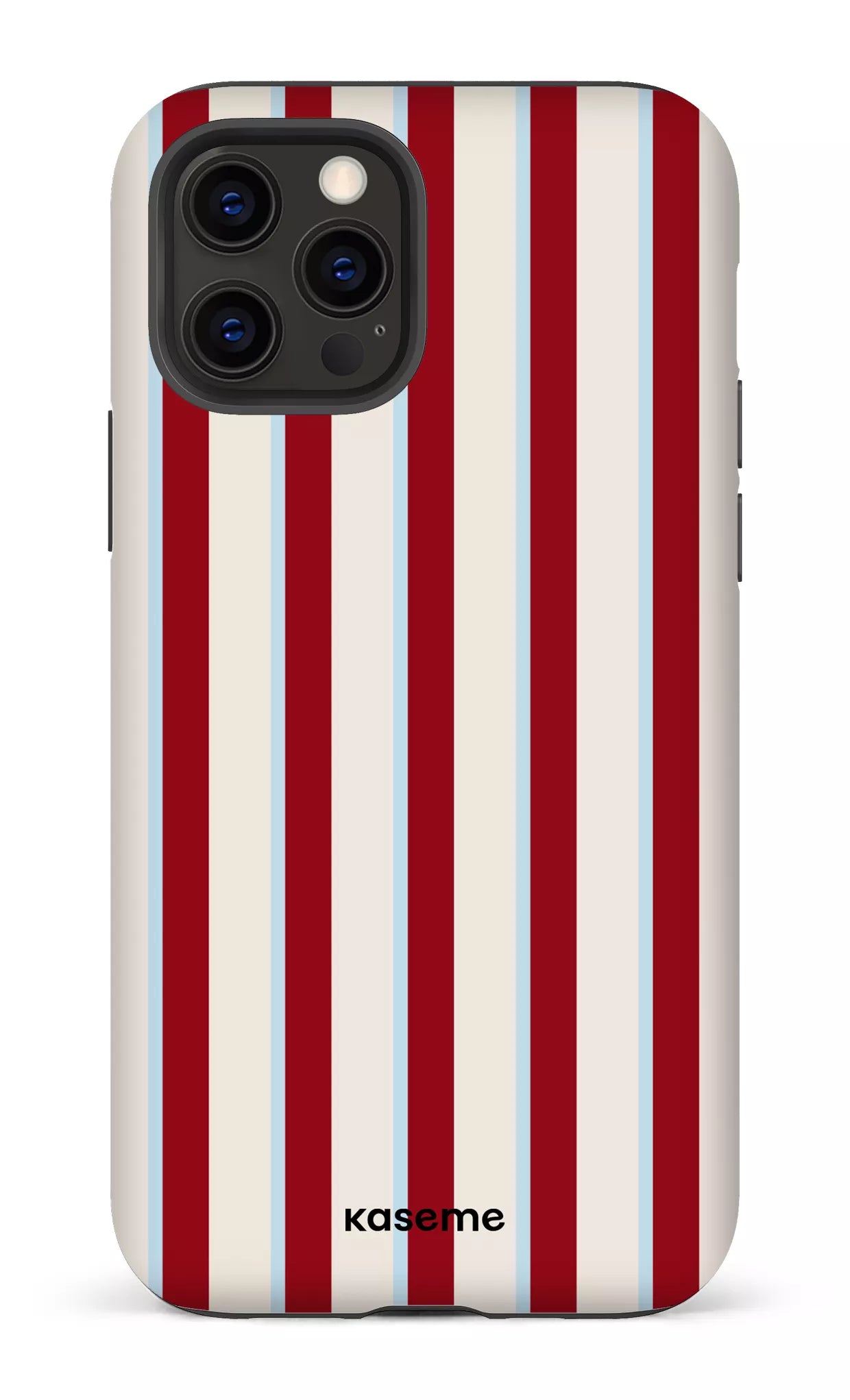 iPhone 12 Pro Tough Matte Berry Lane Red & Blue -