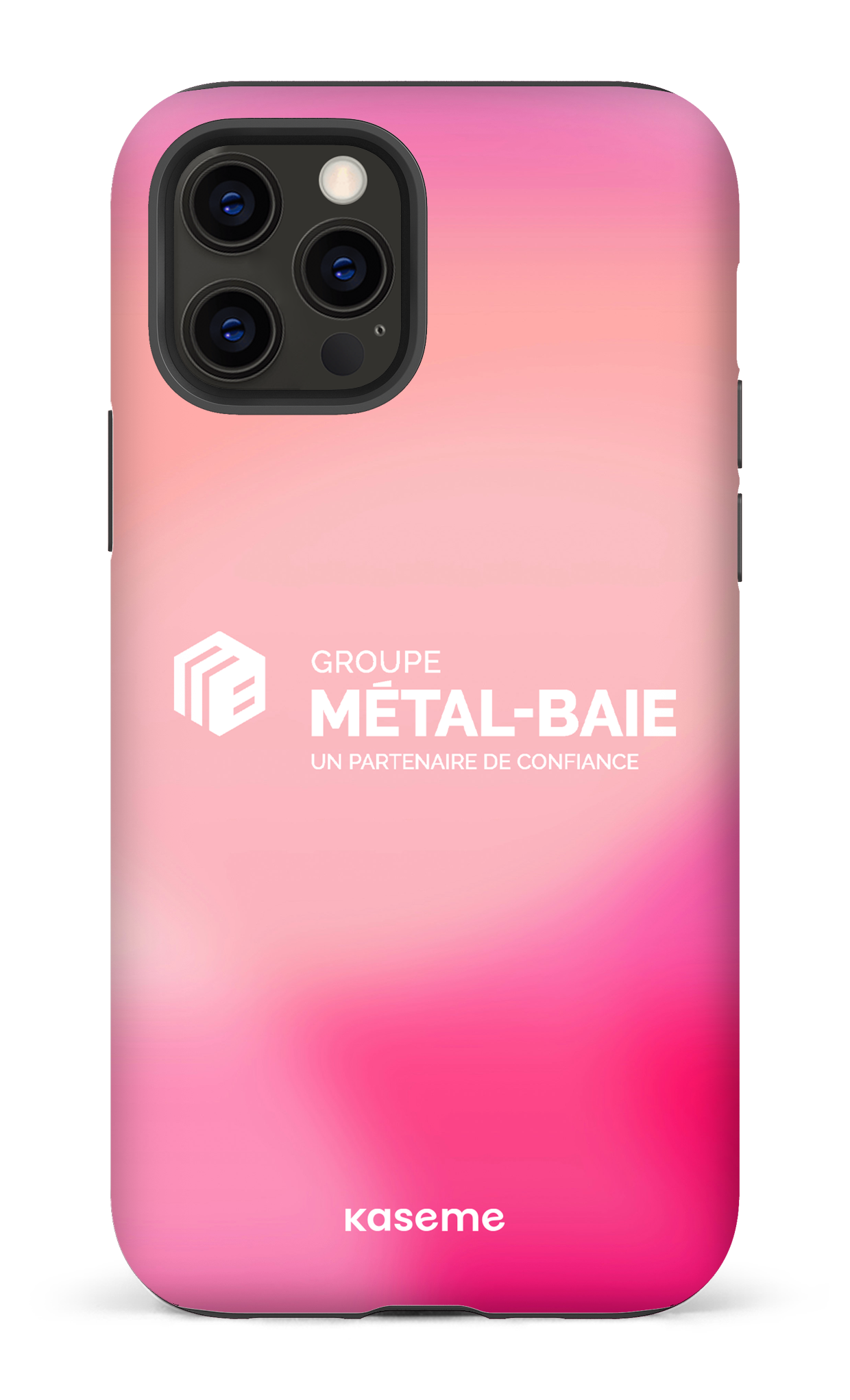iPhone 12 Pro Tough Matte Métal-Baie Tie-Dye -