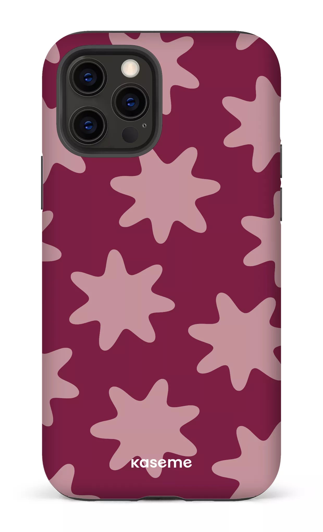 iPhone 12 Pro Tough Matte Unframed Burgundy -