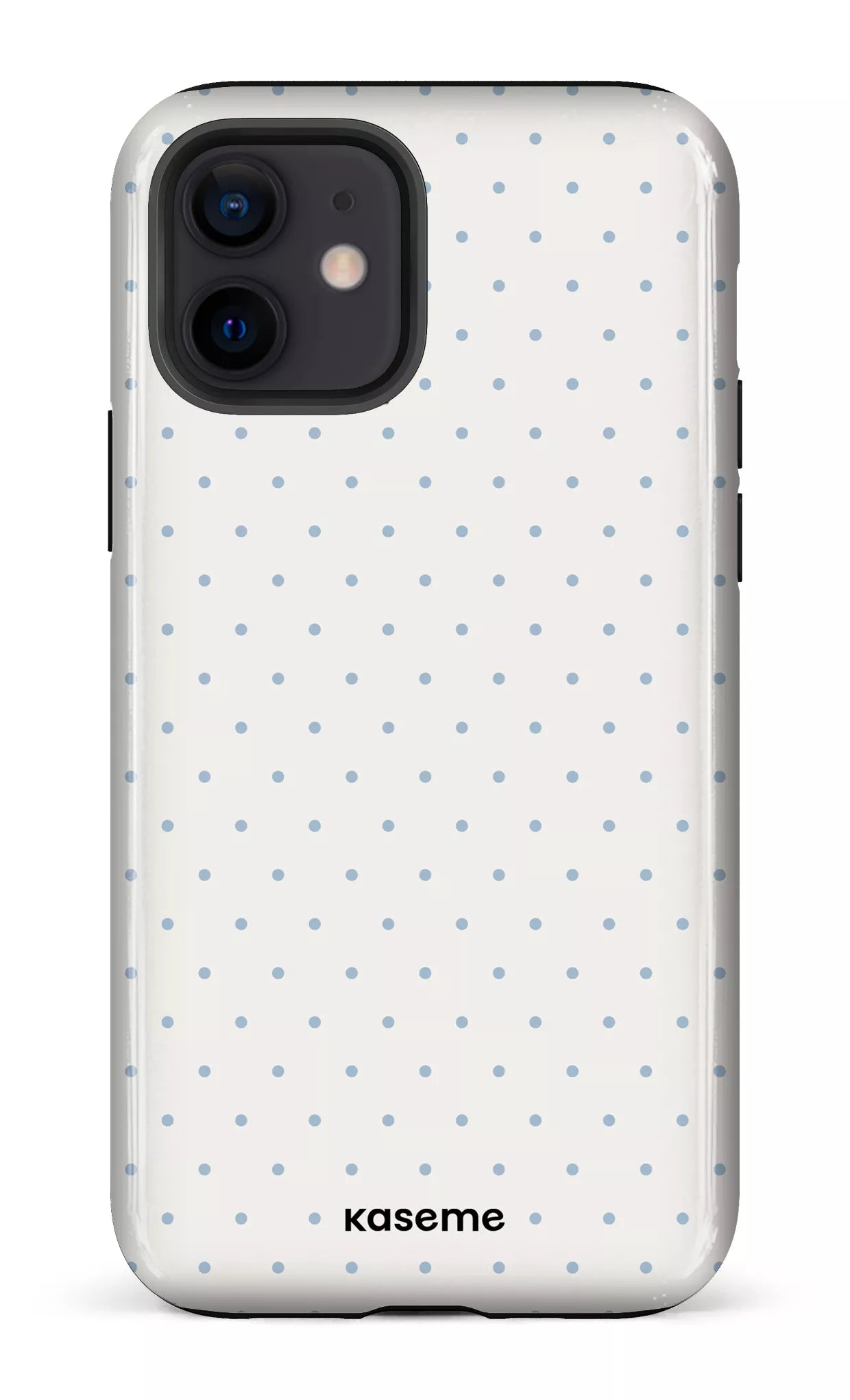 iPhone 12 Tough Ditsy White & Blue -