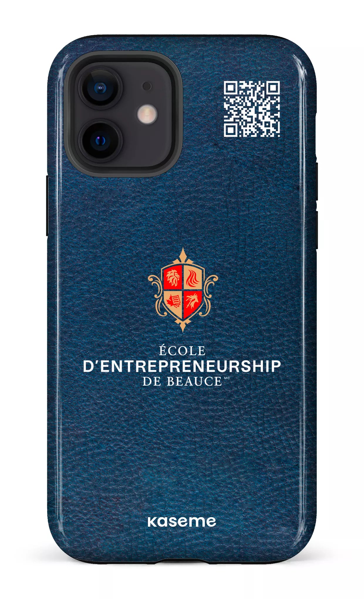 iPhone 12 Tough EEB Bleu QR -
