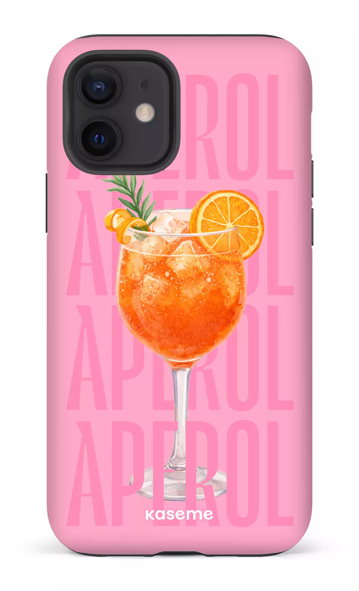 iPhone 12 Tough Matte Aperol Sunset Pink -