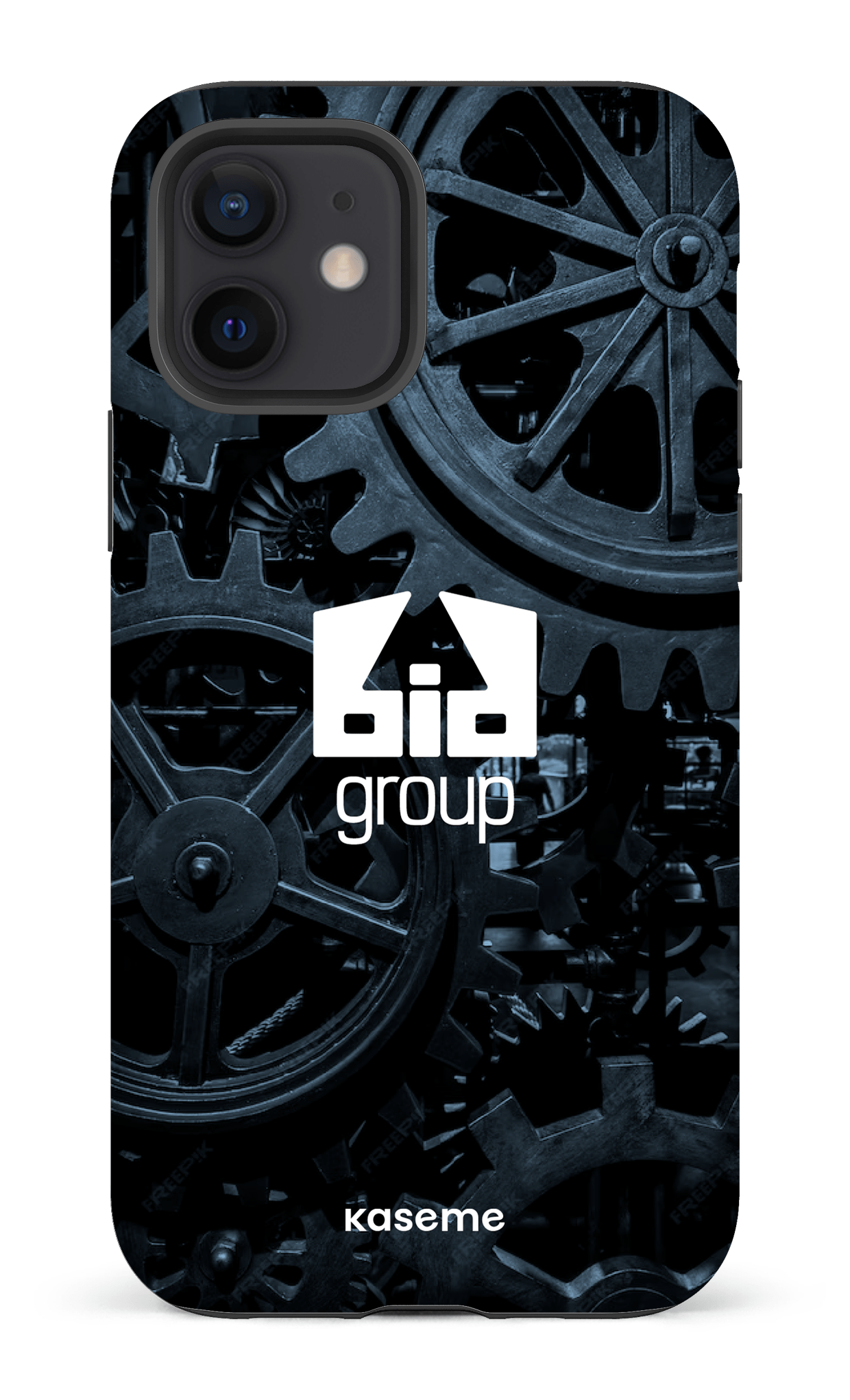iPhone 12 Tough Matte BID Group Gears -