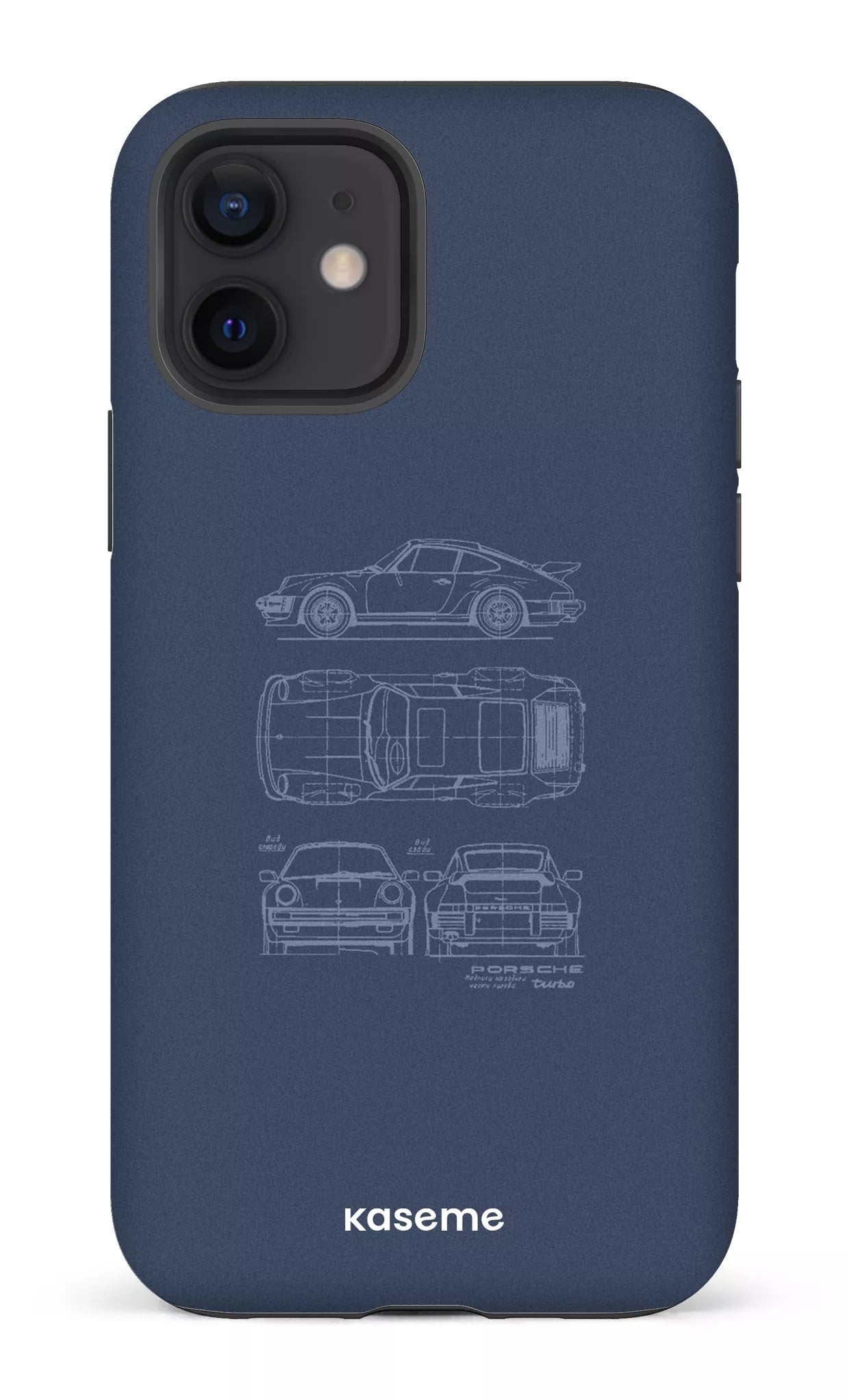 iPhone 12 Tough Matte Beat The Traffic Blue -