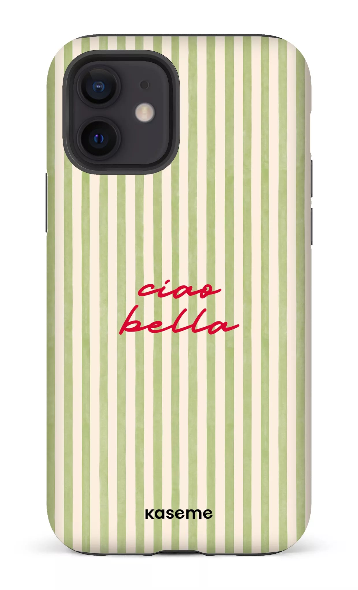 iPhone 12 Tough Matte Ciao Bella Green -