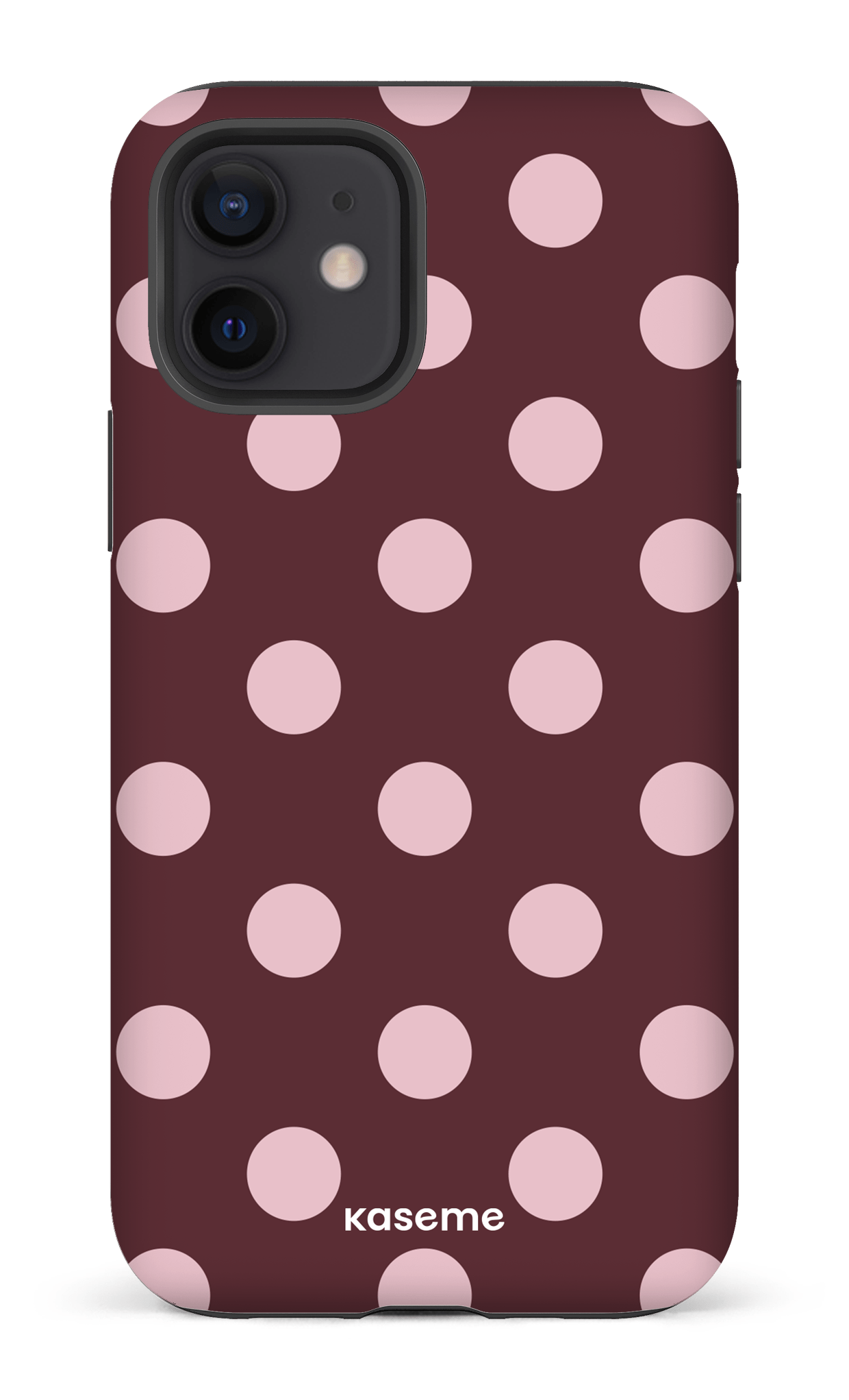 iPhone 12 Tough Matte Couture Burgundy -