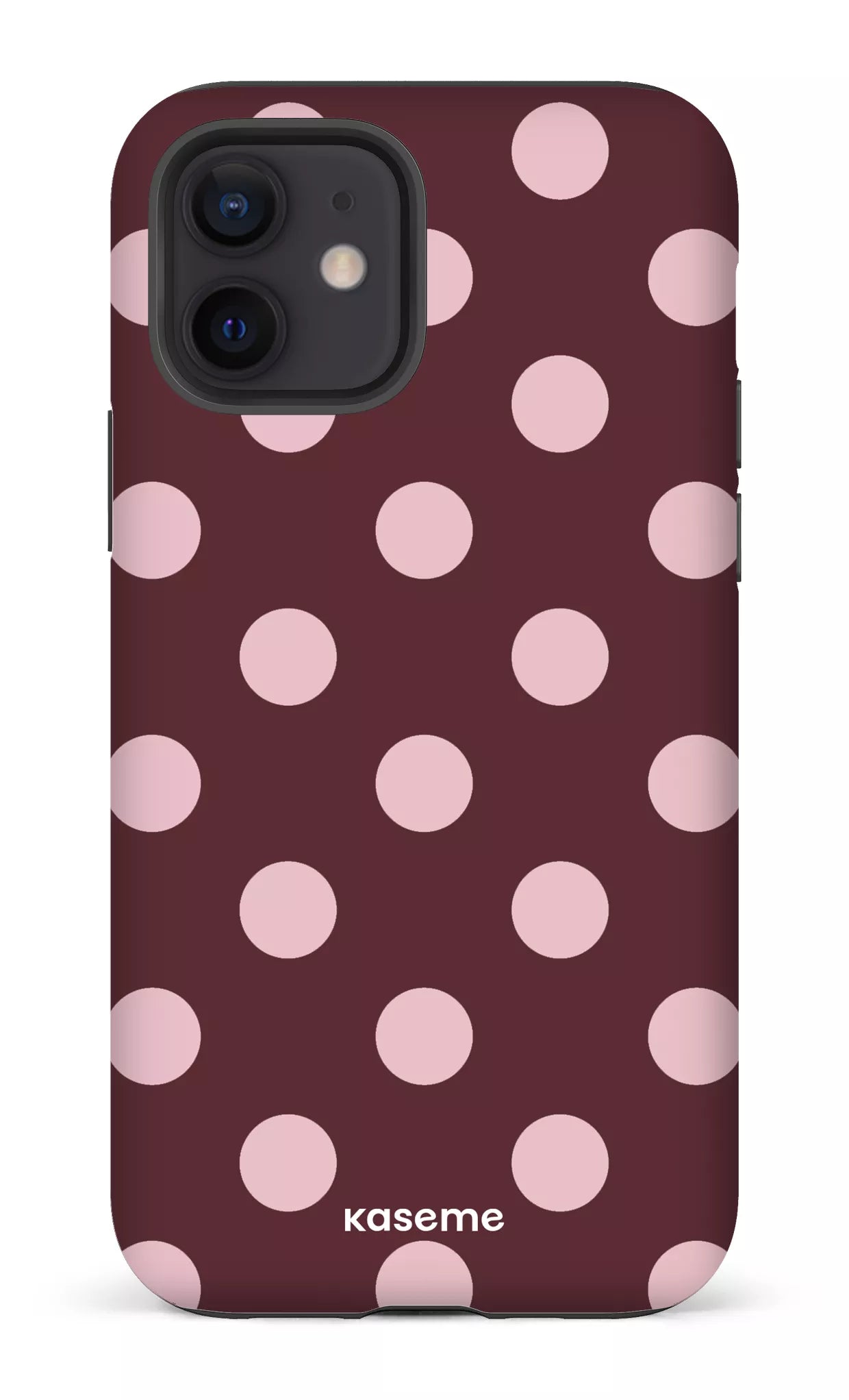 iPhone 12 Tough Matte Couture Burgundy -