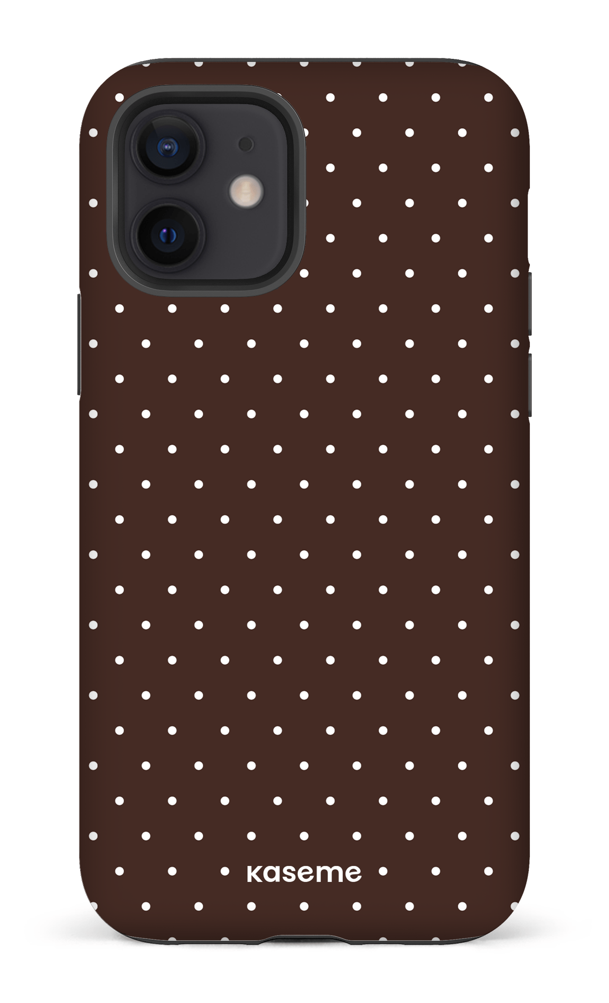 iPhone 12 Tough Matte Ditsy Brown -