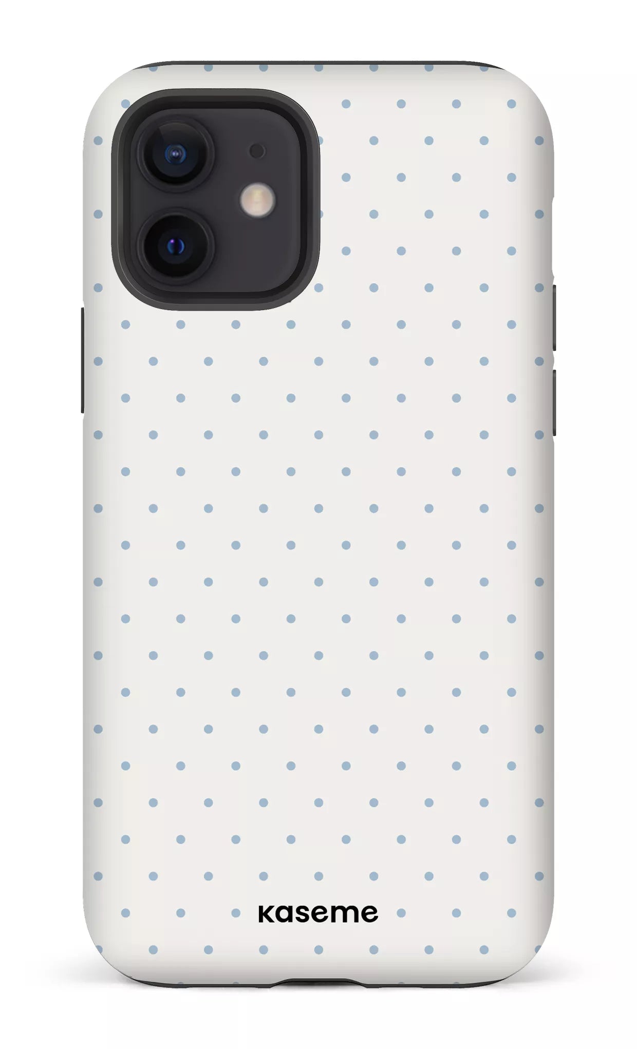 iPhone 12 Tough Matte Ditsy White & Blue -
