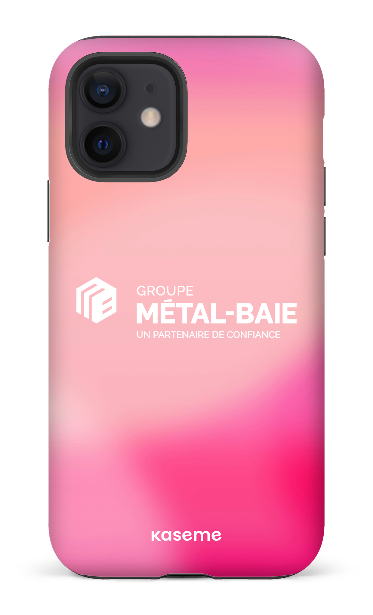 iPhone 12 Tough Matte Métal-Baie Tie-Dye -