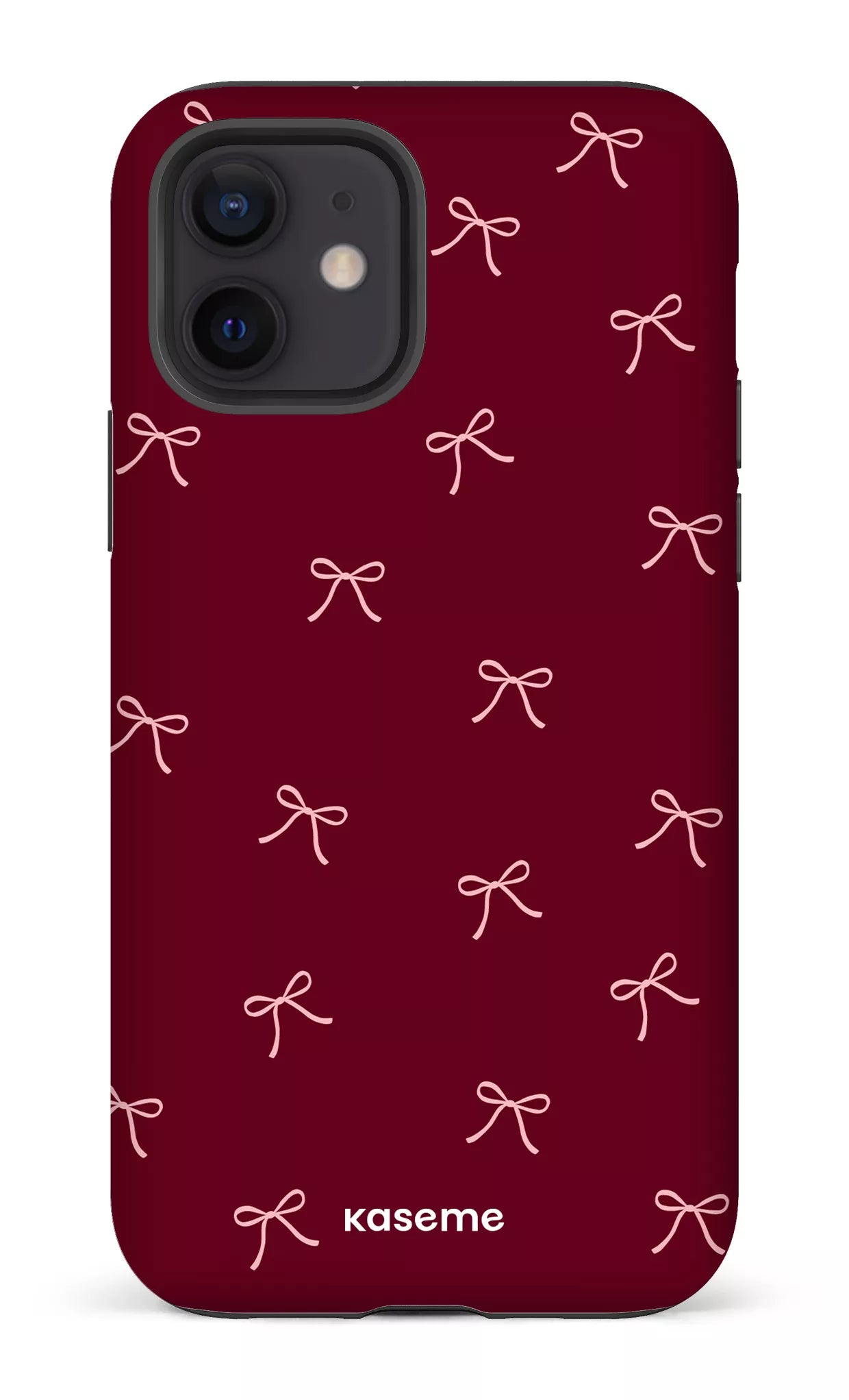 iPhone 12 Tough Matte Roselyn Burgundy -