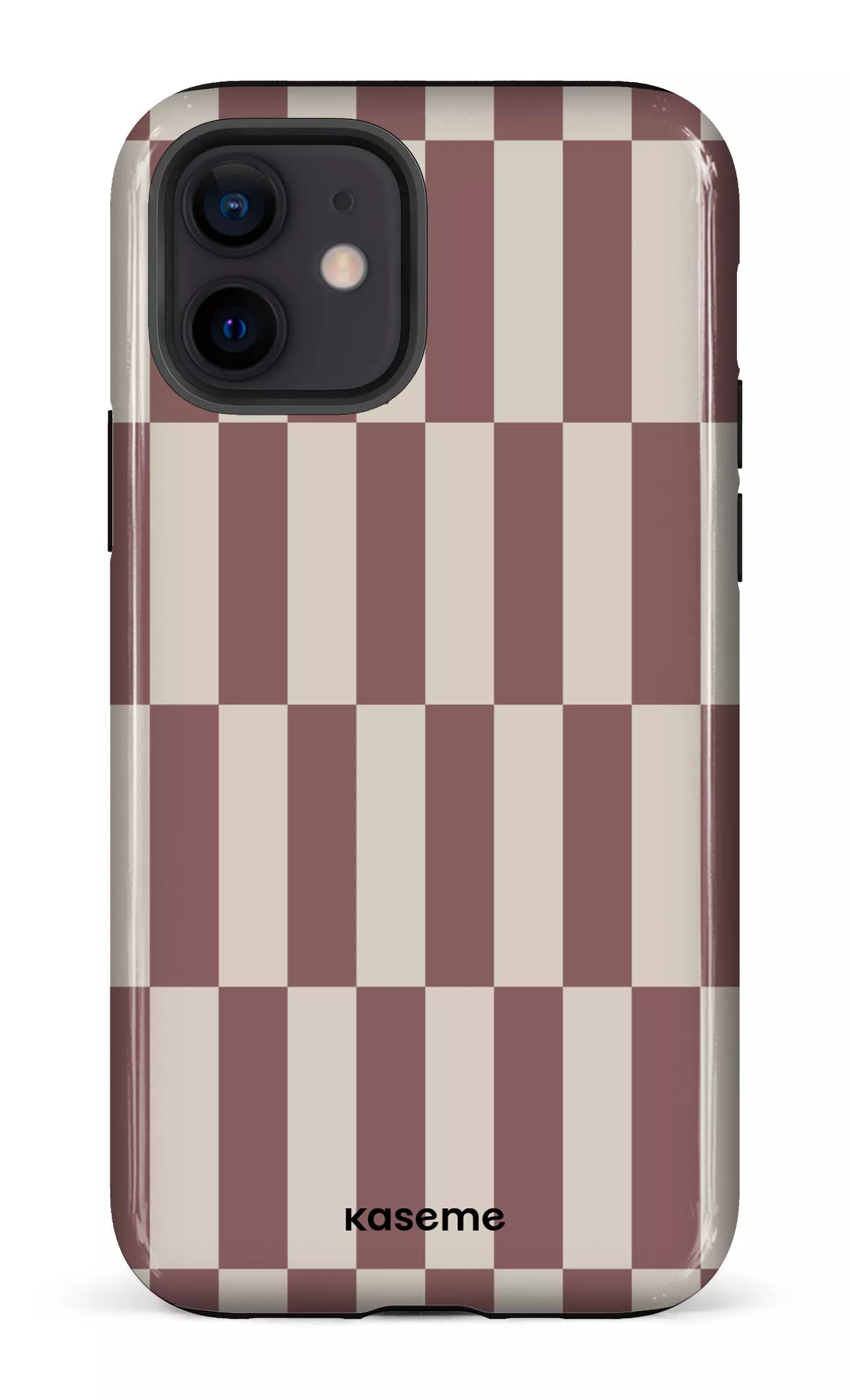 iPhone 12 Tough Structured Brown -