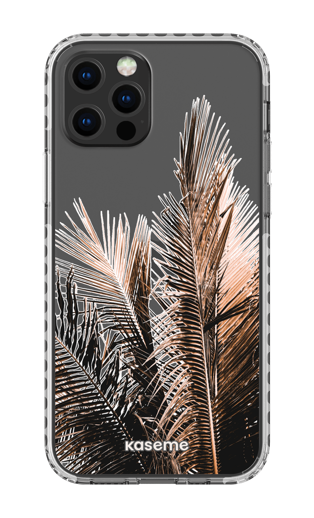 iPhone 12 pro Clear Case - White Cali Clear Case -