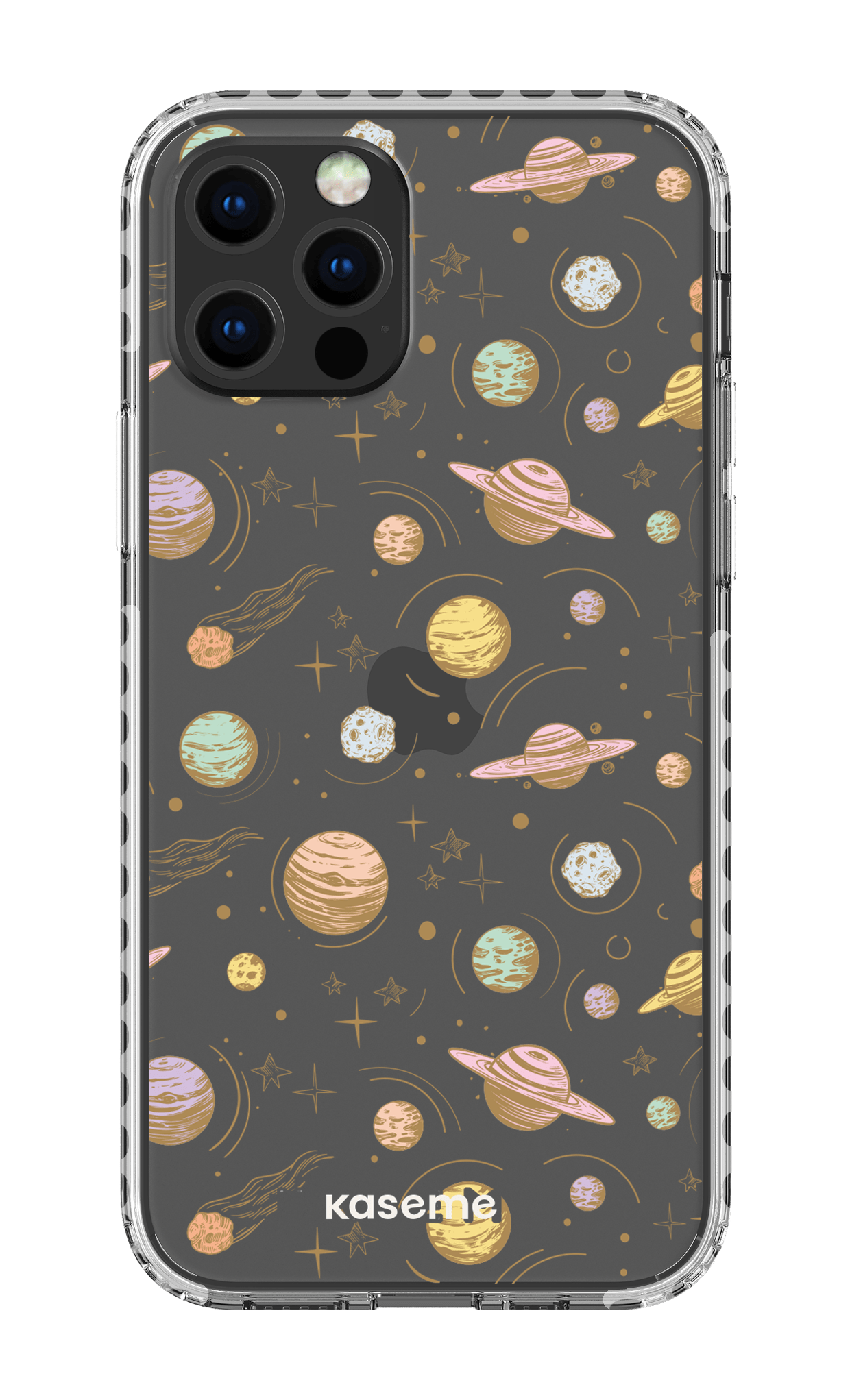 iPhone 12 pro Clear Case - White Solar Clear Case -