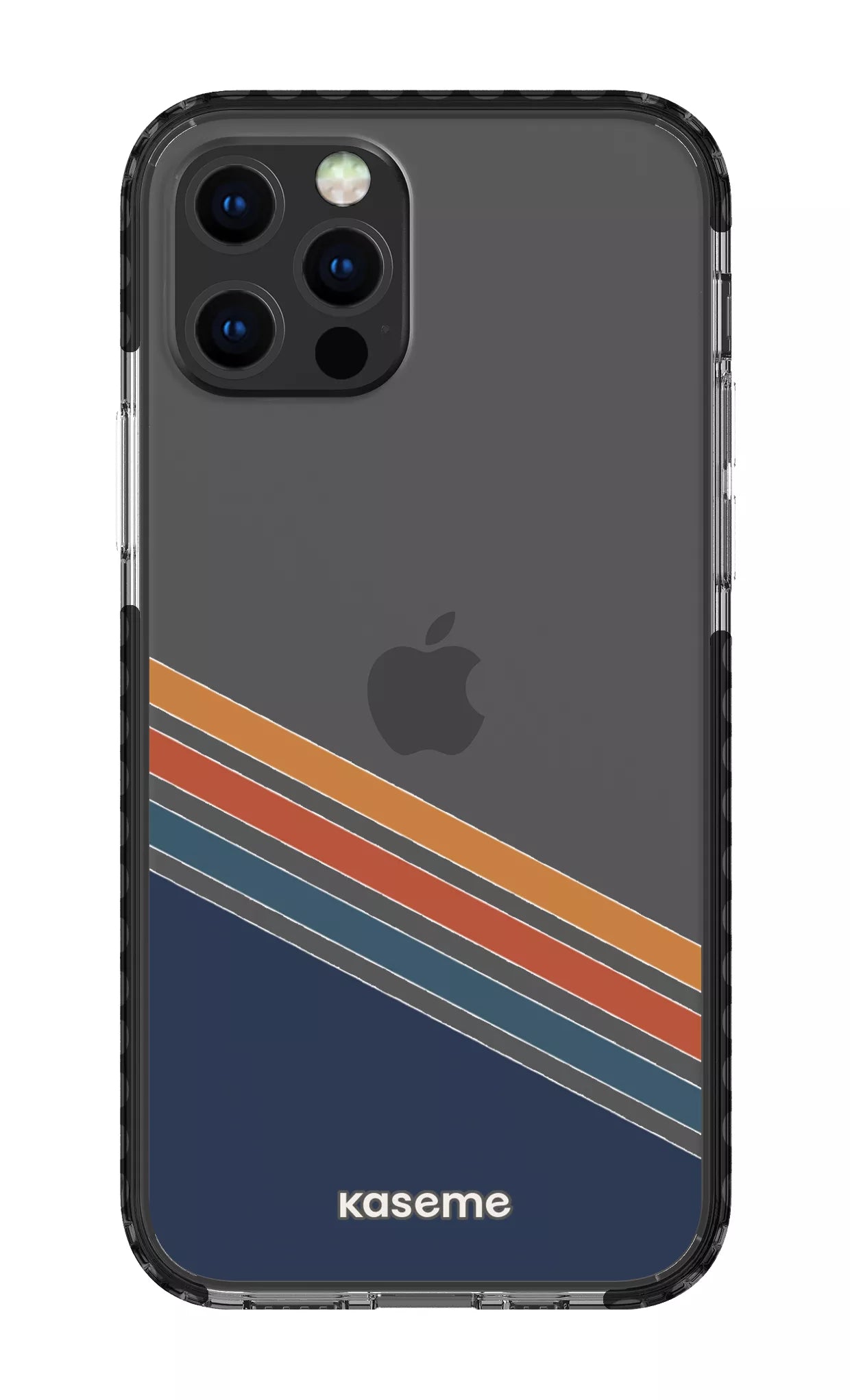 iPhone 12 pro Clear Case Black Bitter Clear Case -