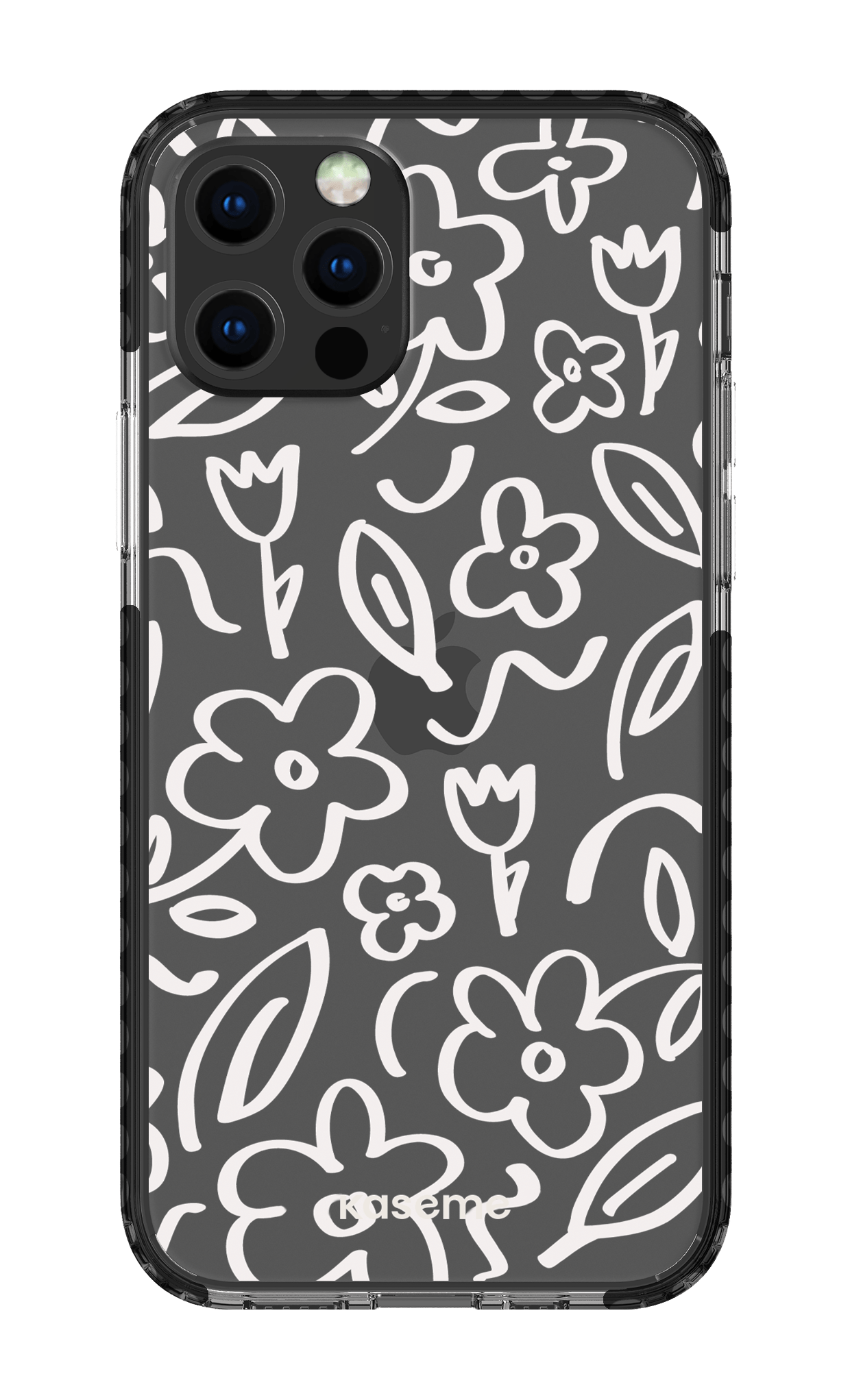 iPhone 12 pro Clear Case Black Brooklyn Clear Case -