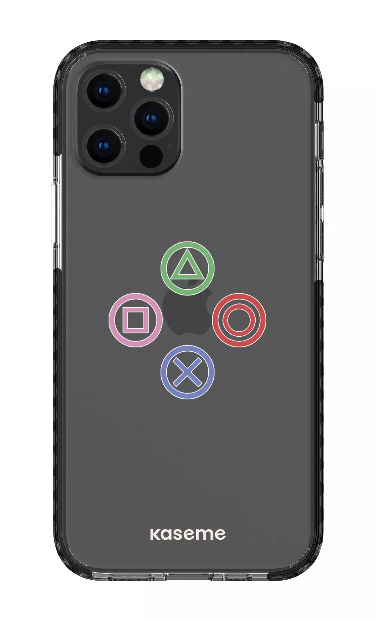 iPhone 12 pro Clear Case Black Console Clear Case -