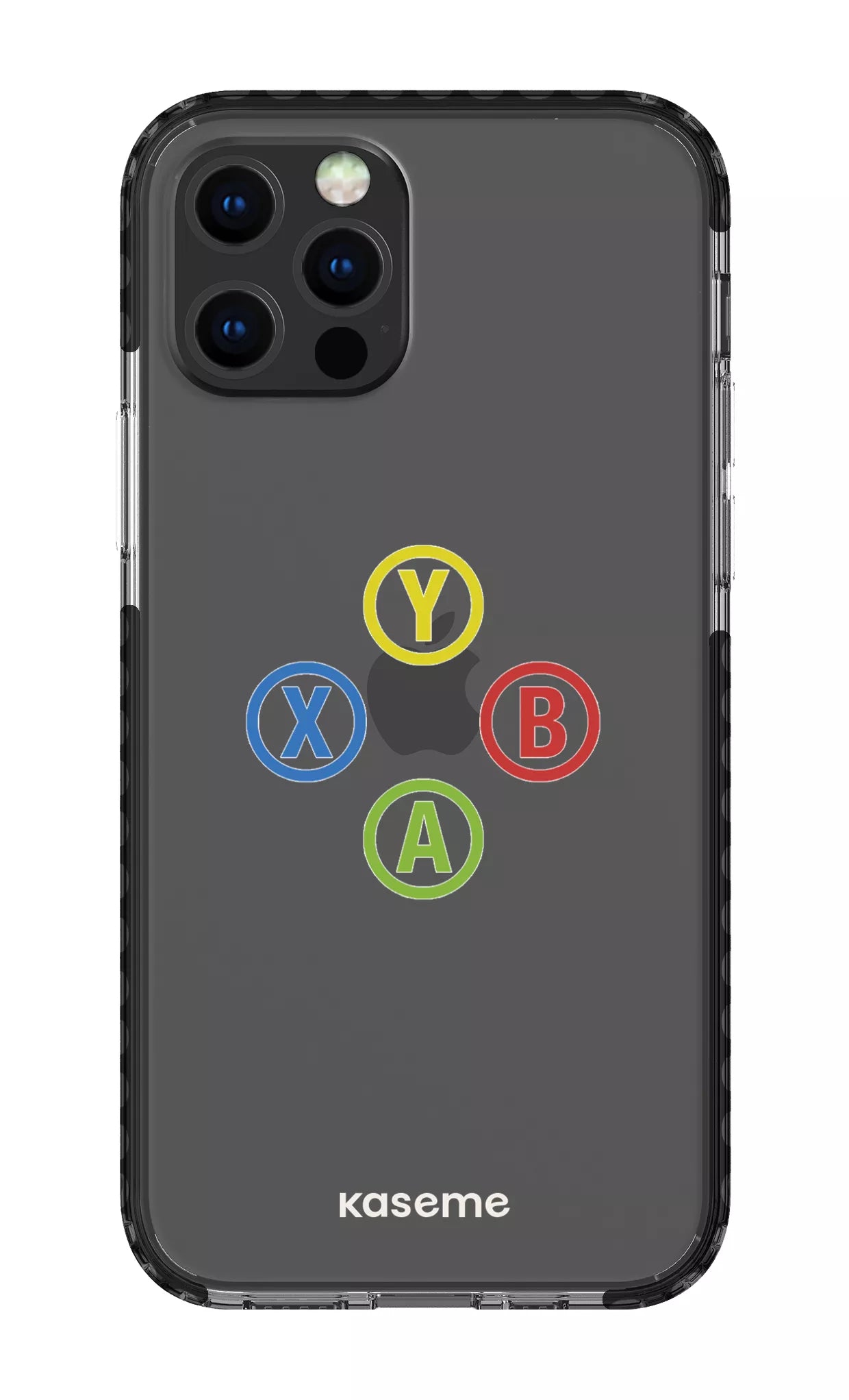 iPhone 12 pro Clear Case Black Game Clear Case -