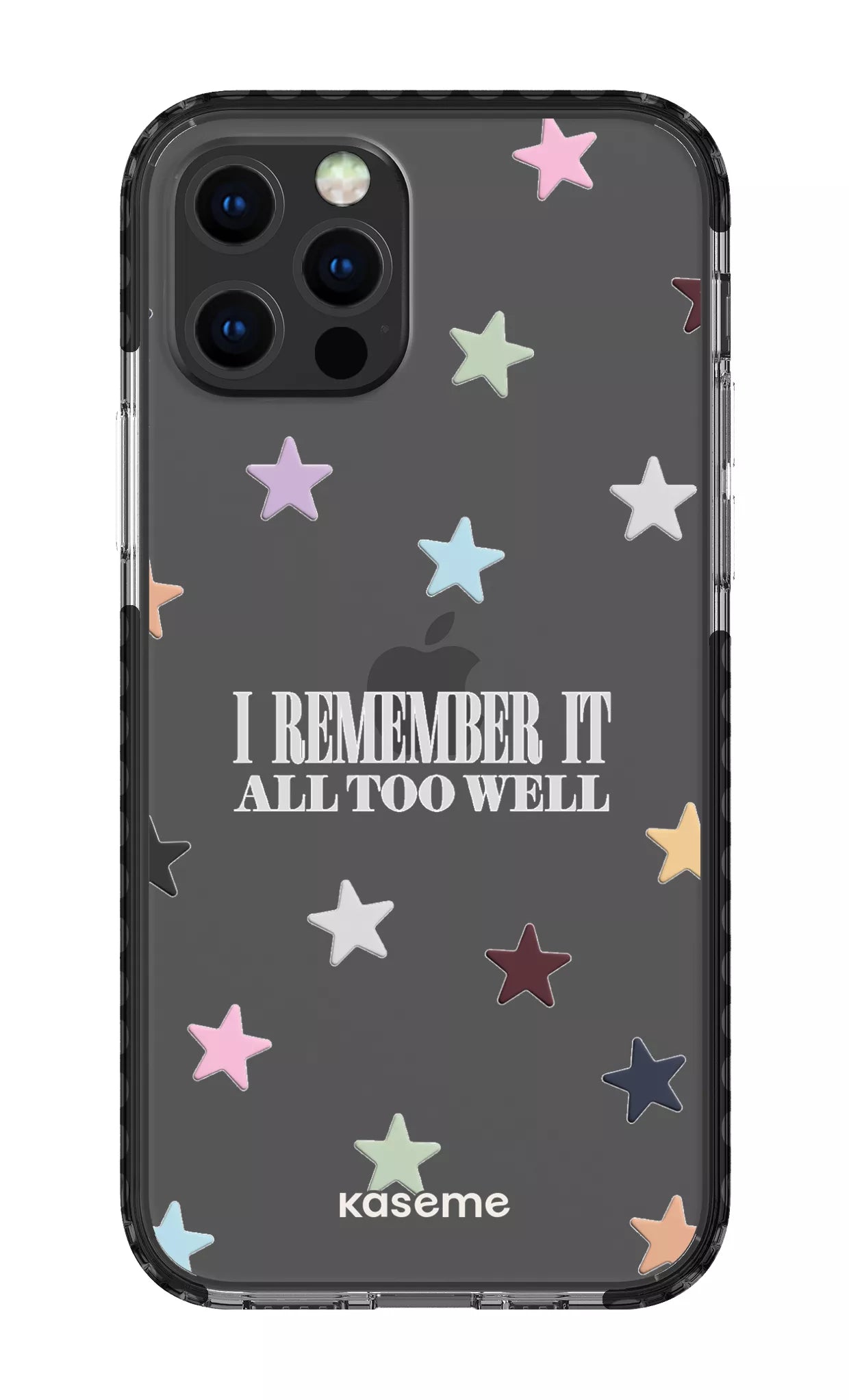 iPhone 12 pro Clear Case Black It Was Rare Clear Case -