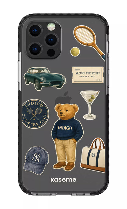 iPhone 12 pro Clear Case Black Kingsley Clear Case -